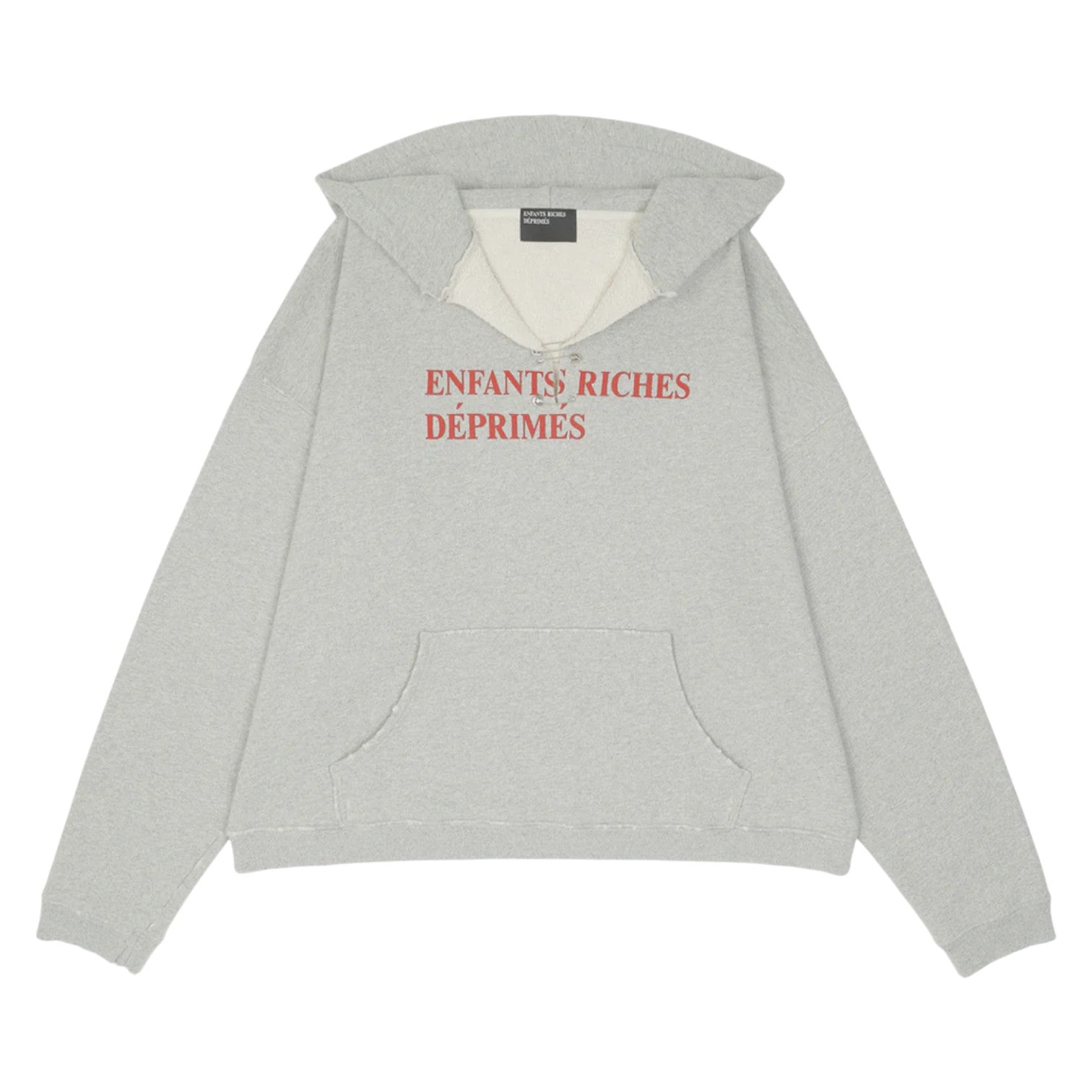 Enfants Riches Déprimés 'Classic Logo' Grey & Red Hoodie