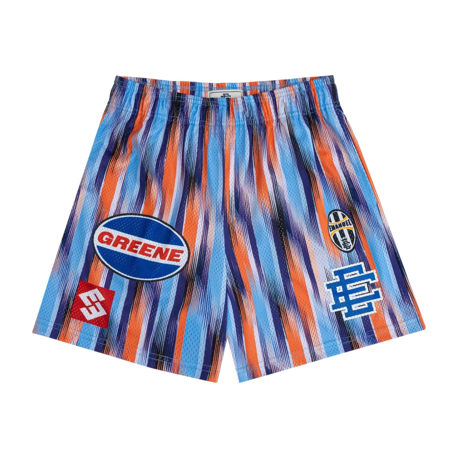 Eric Emanuel 'Basic' Purple & Orange No 10 Shorts