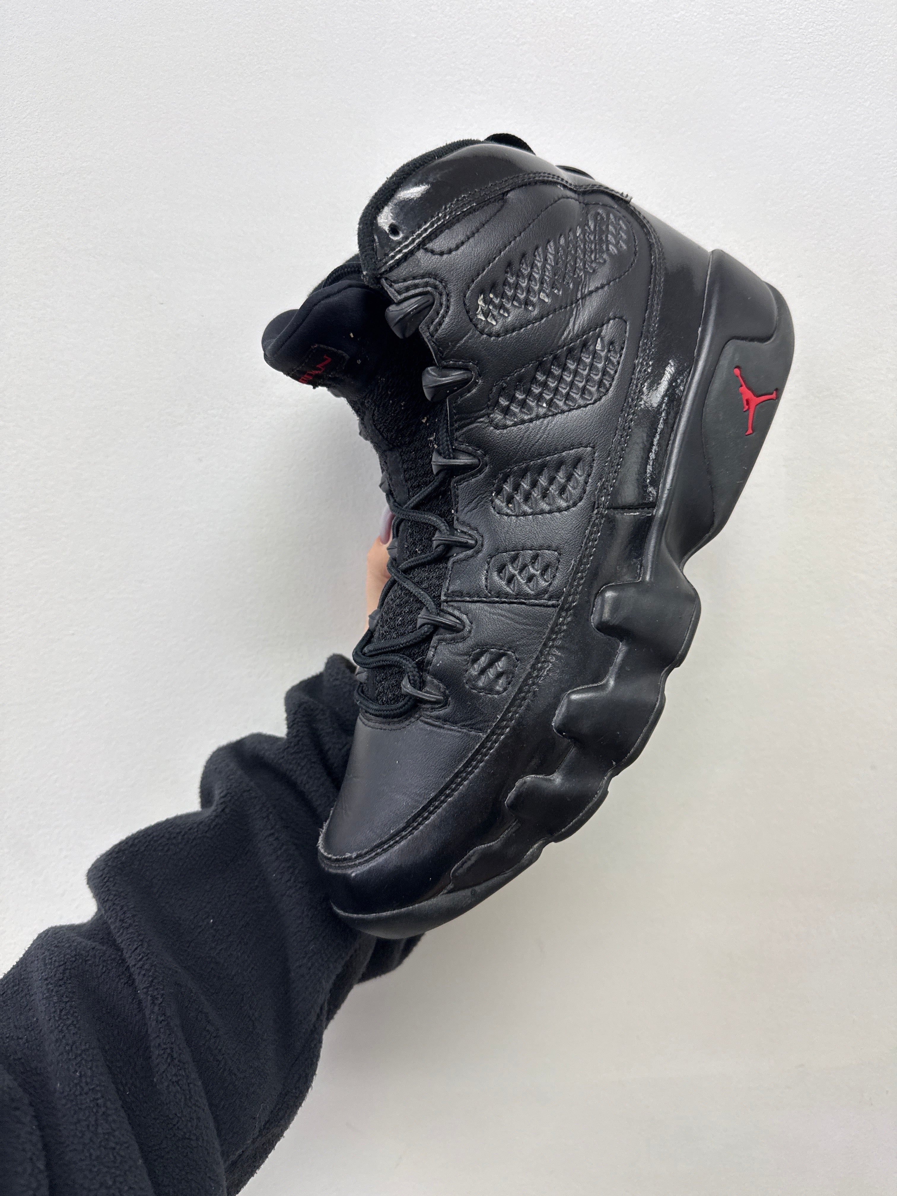 Jordan 9 Bred Patent Sneakers
