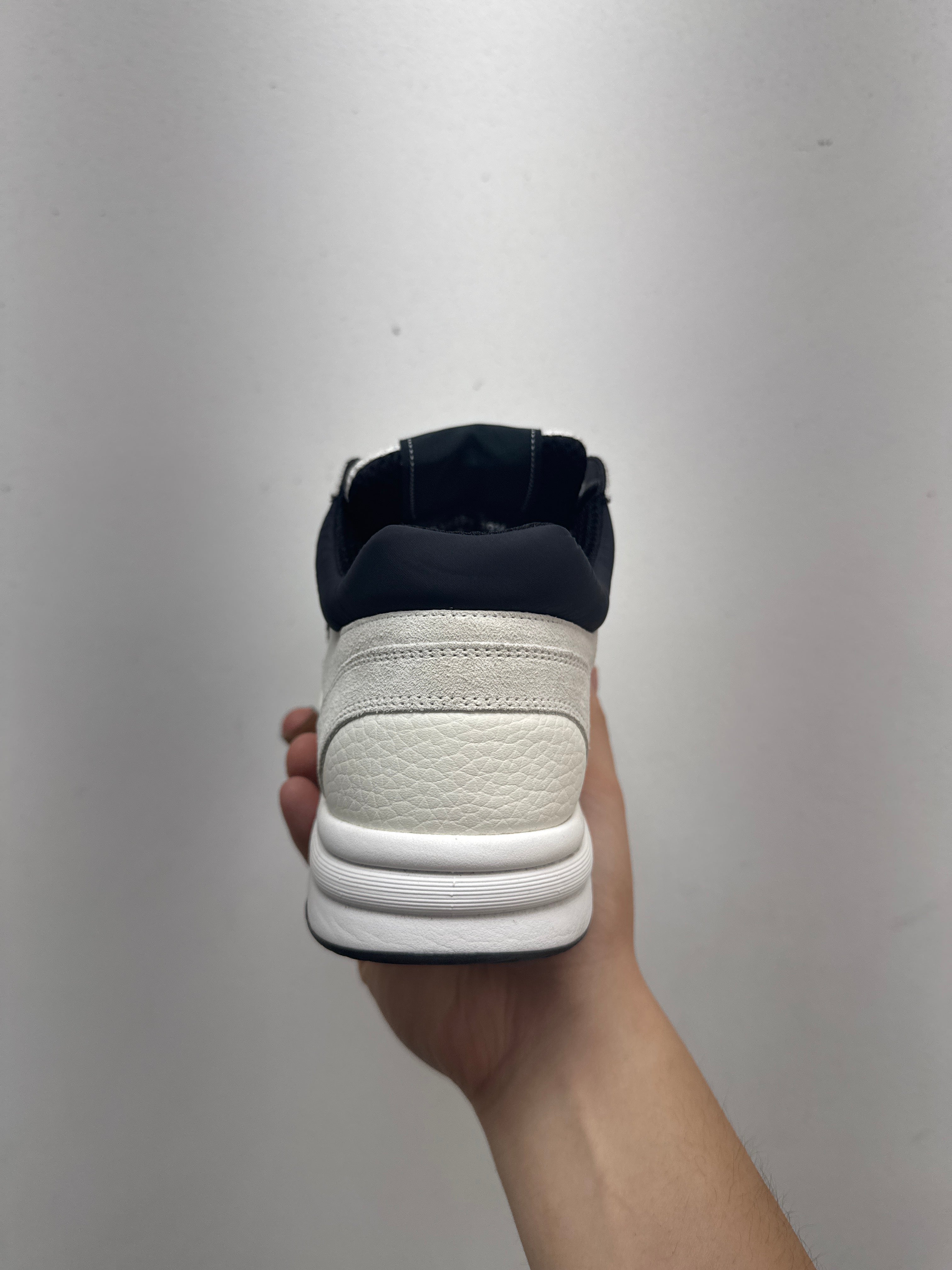 Chanel White Black CC Logo Runner Sneakers
