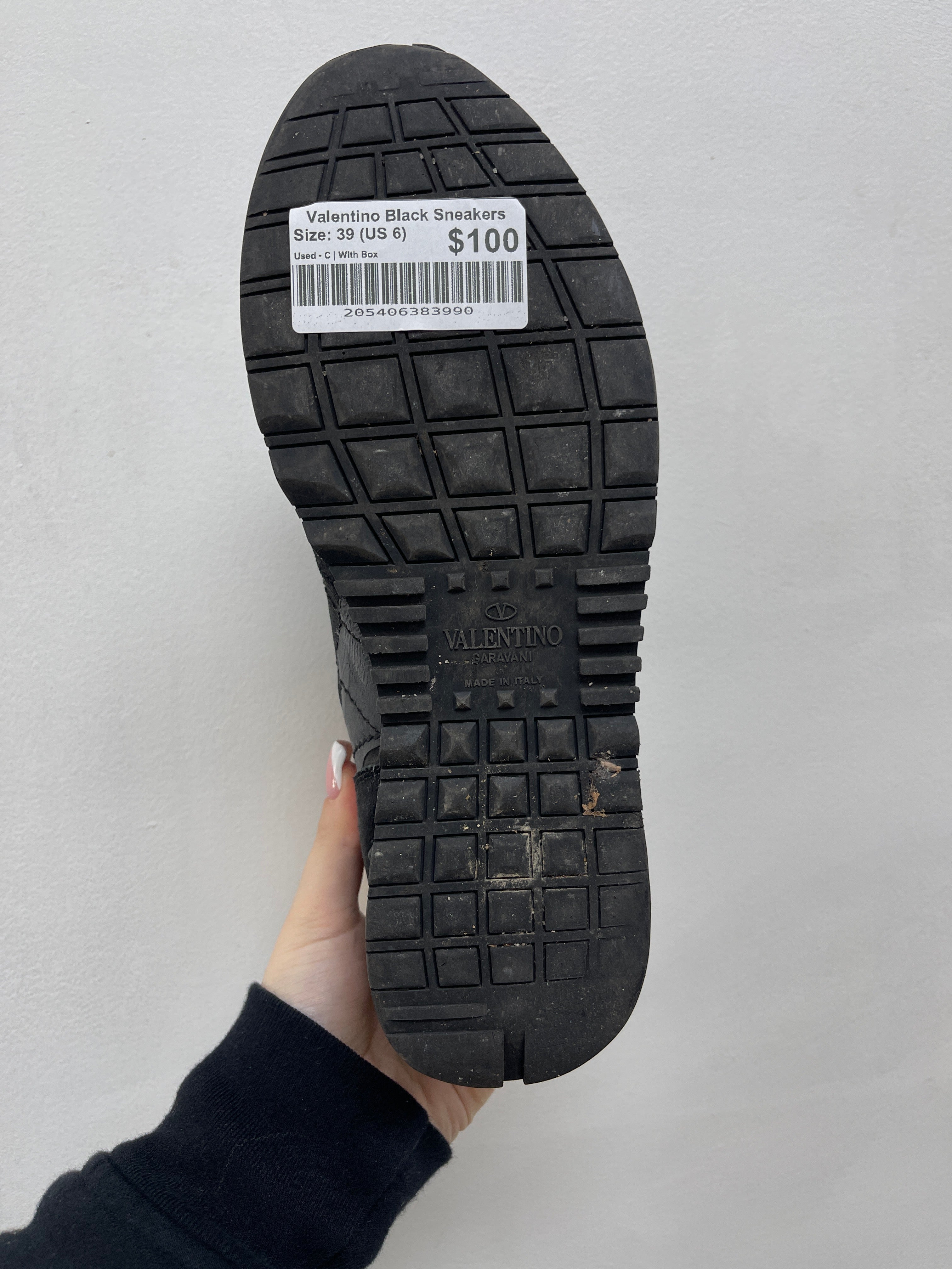 Valentino Black Sneakers