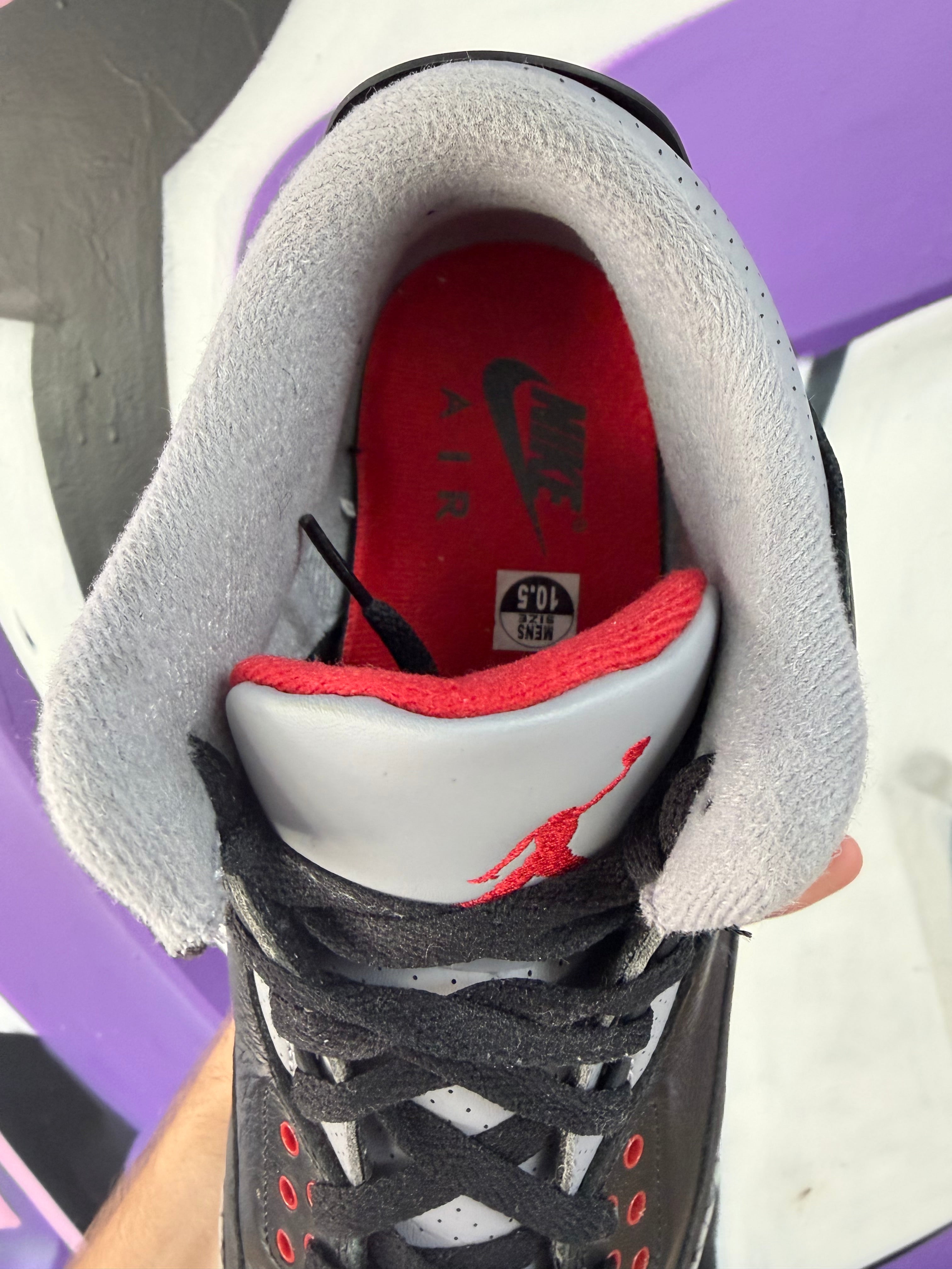 Jordan 3 Black Cement Sneakers