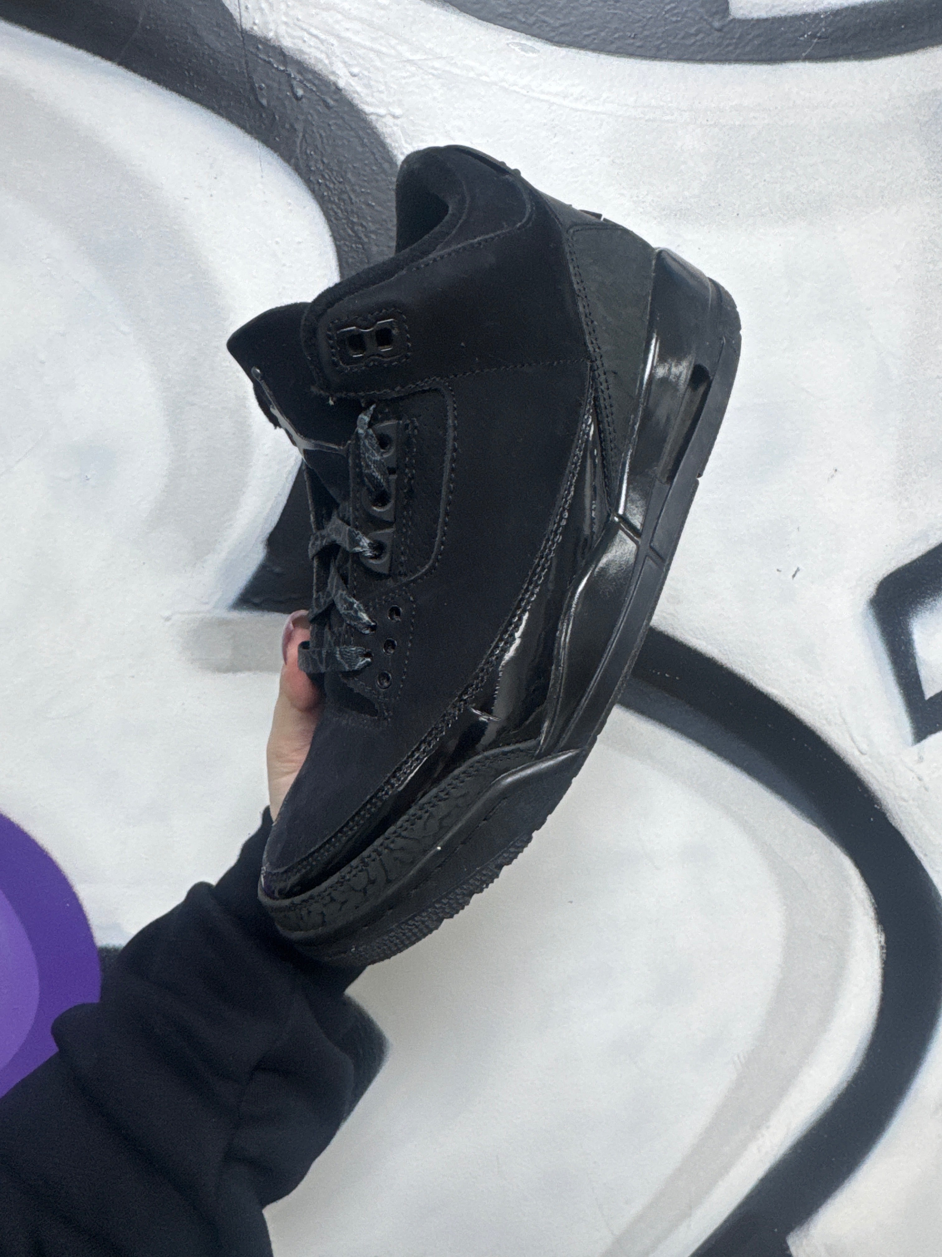 Jordan 3 Black Cat Sneakers