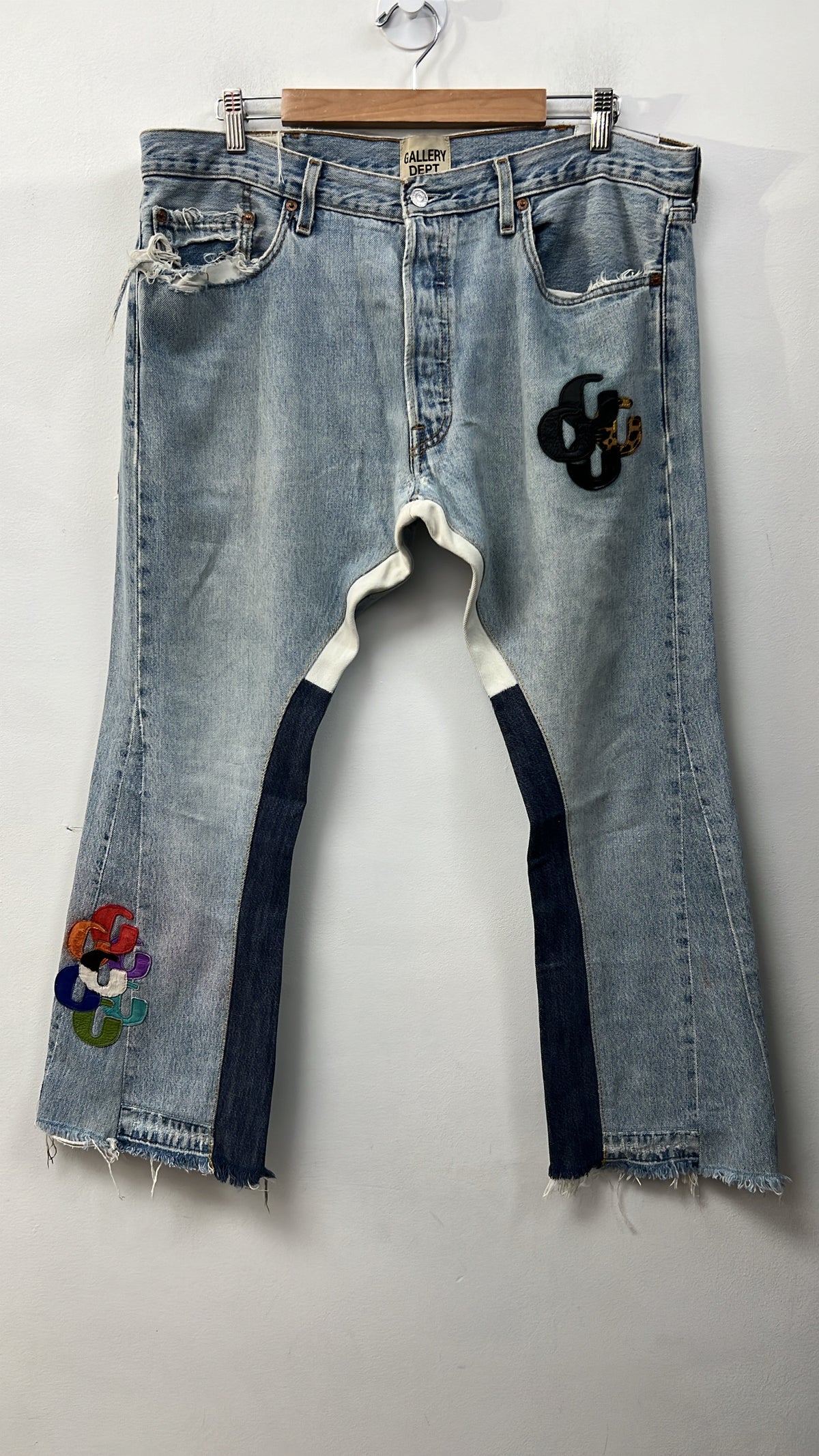 Gallery Dept Light Wash G-Patch Carpenter Jeans