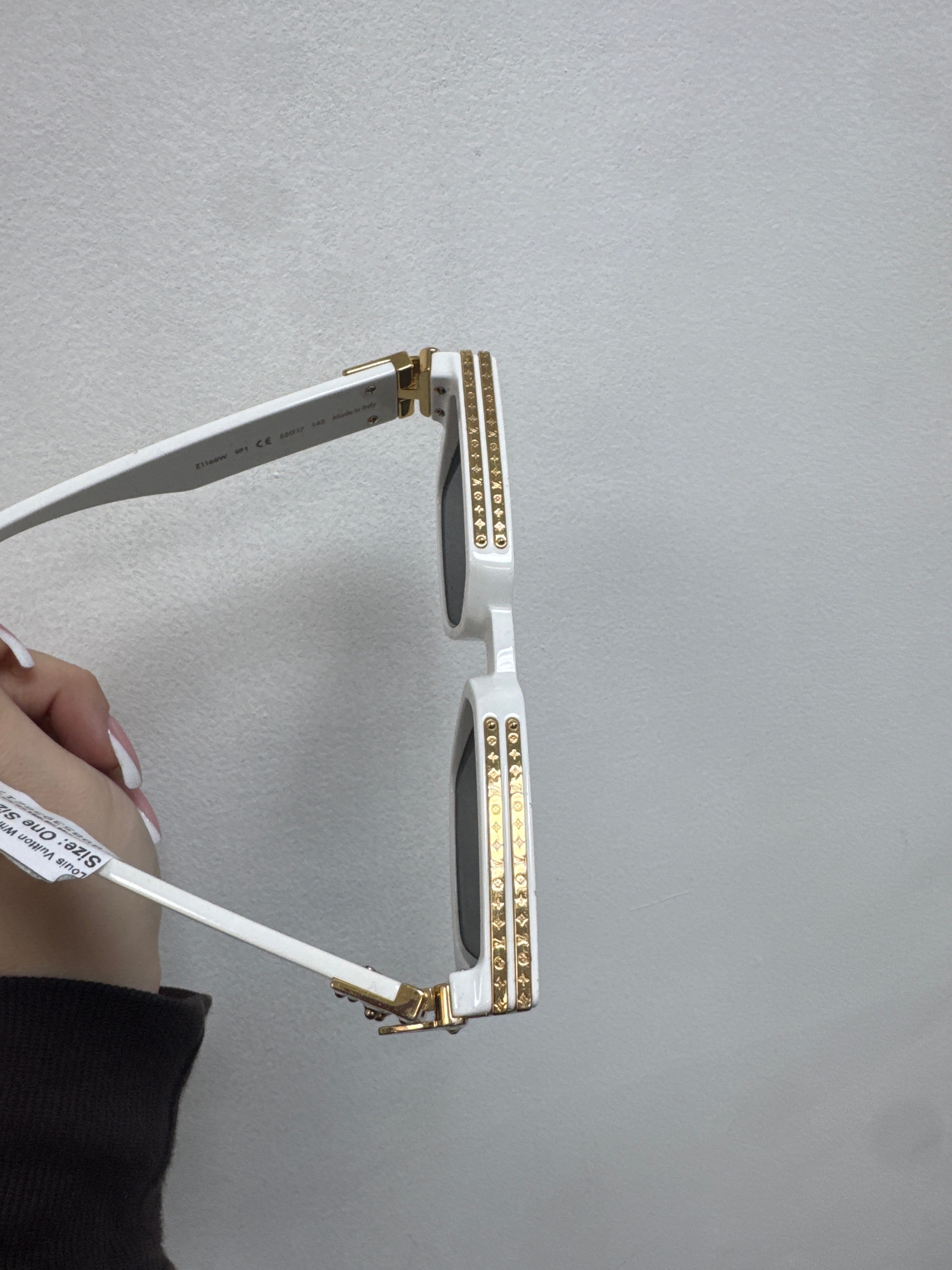 Louis Vuitton White Gold Millionaire Sunglasses