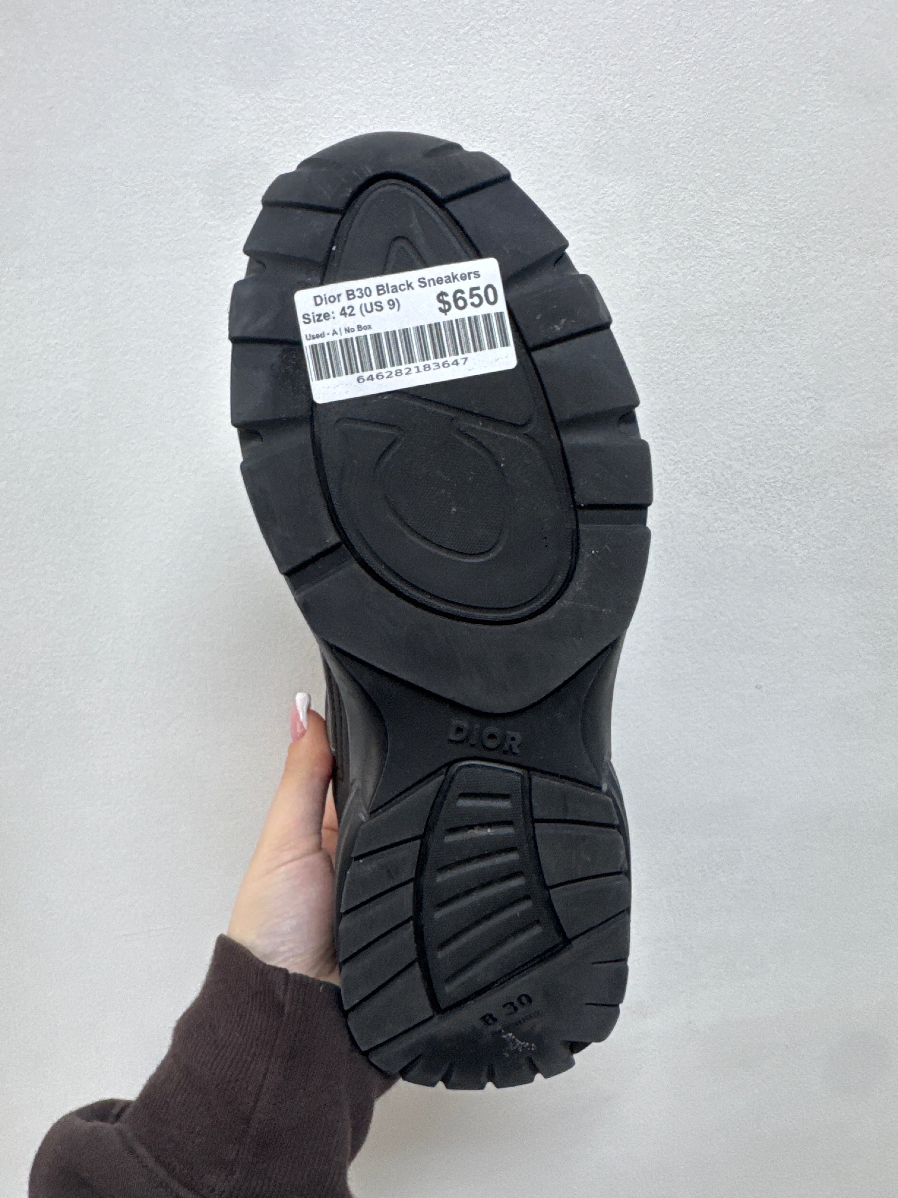 Dior B30 Black Sneakers