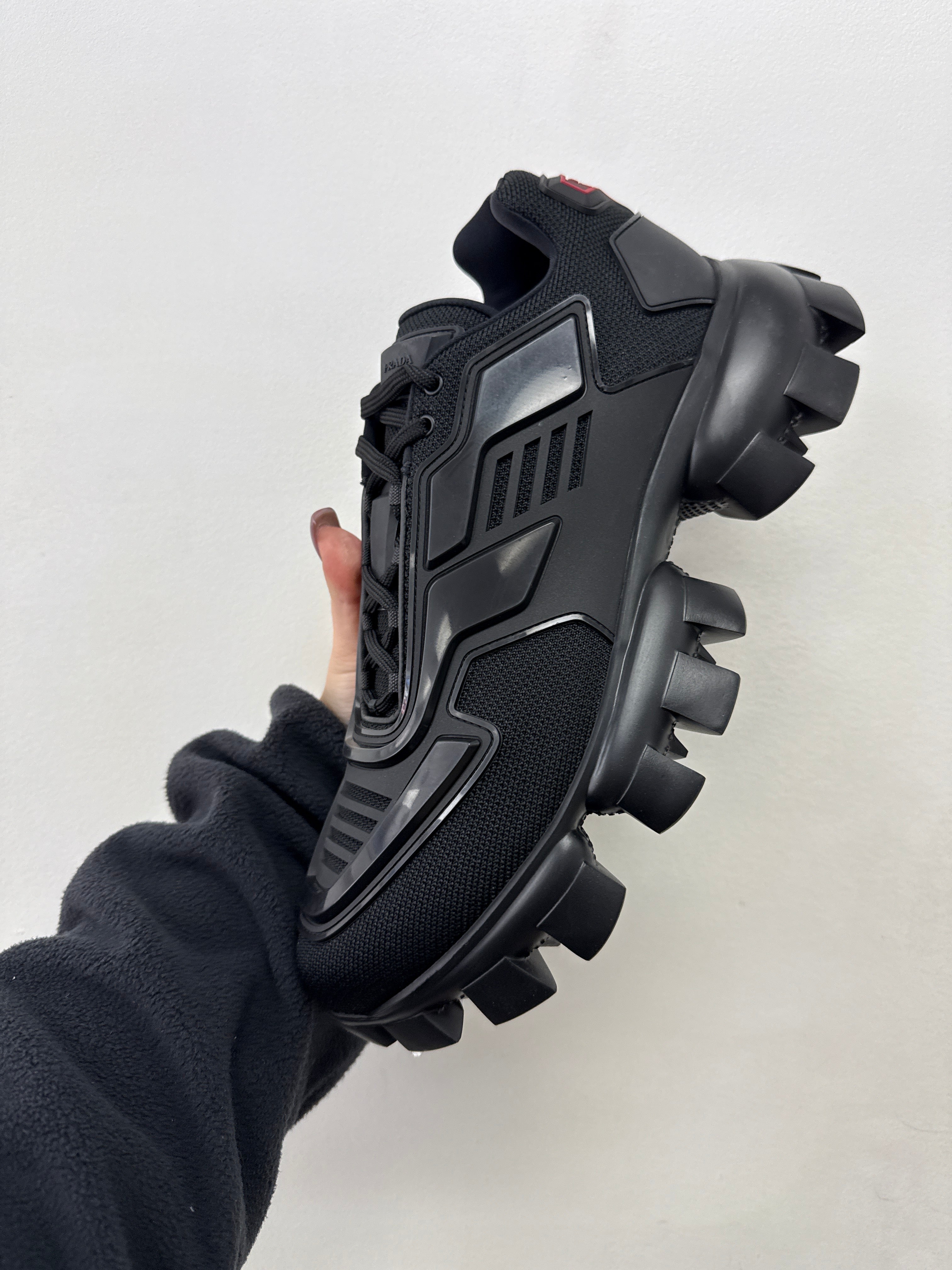 Prada Black Cloudbust Thunder Sneakers