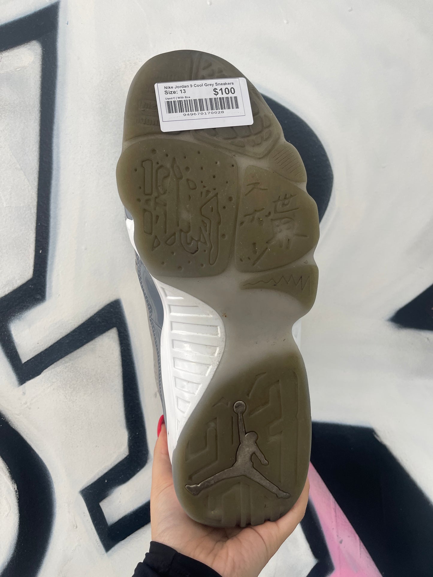 Nike Jordan 9 Cool Grey Sneakers