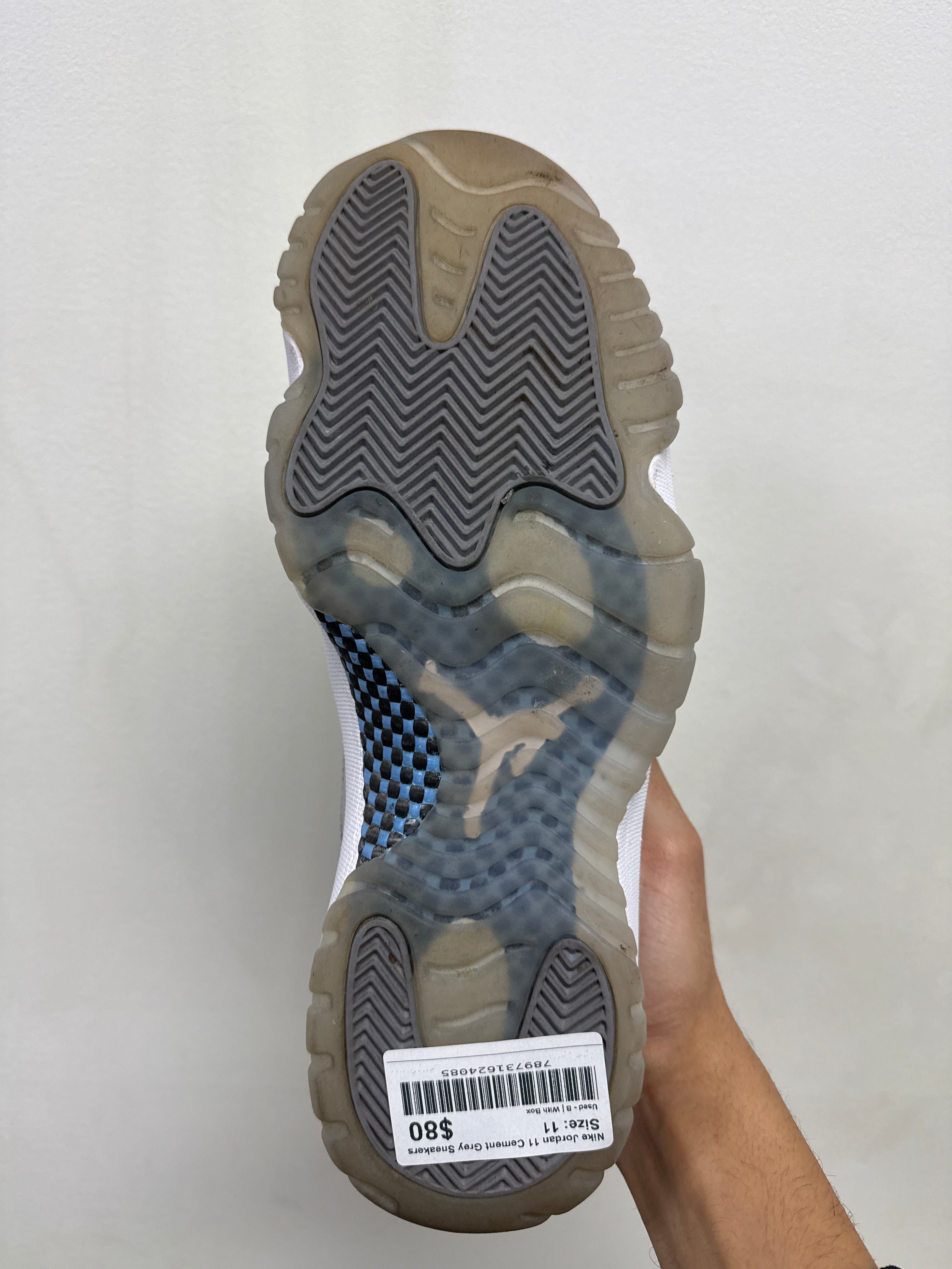 Nike Jordan 11 Cement Grey Sneakers