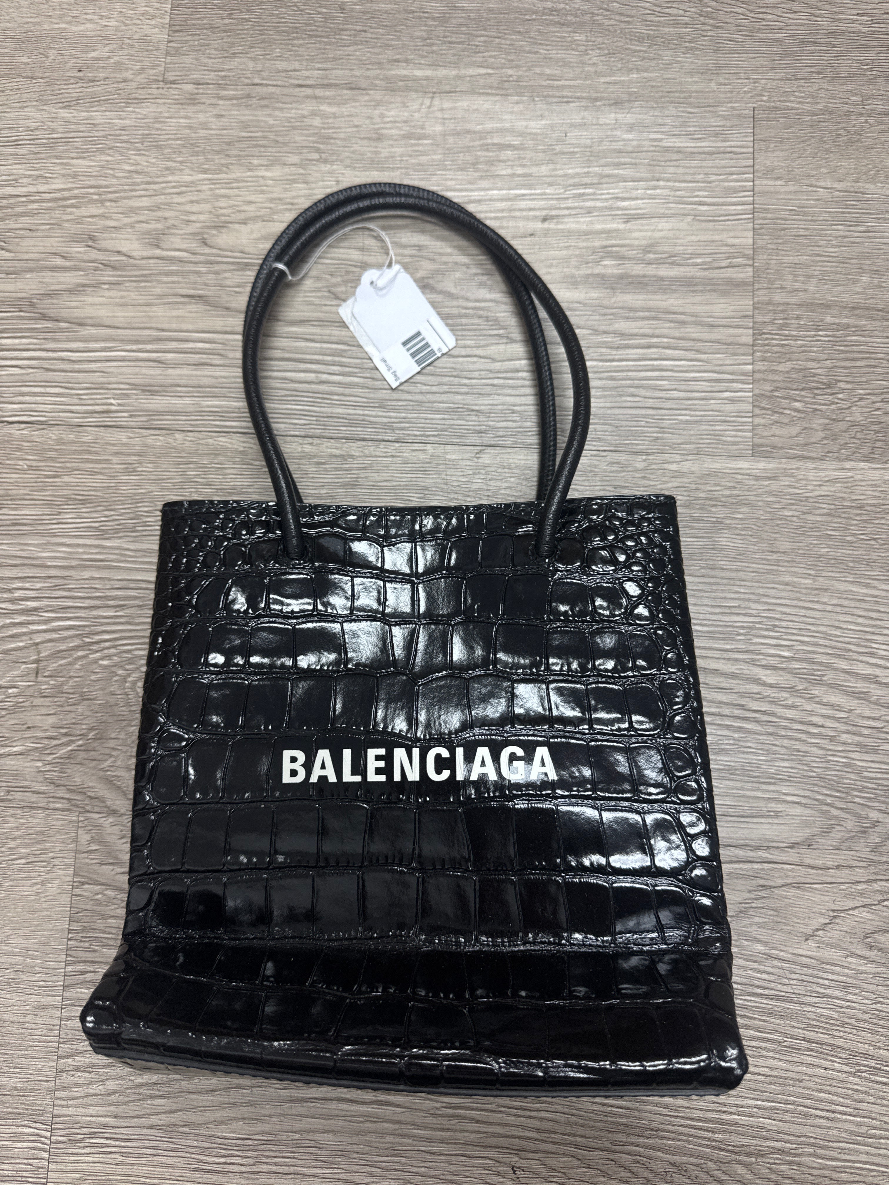 Balenciaga Crocodile Skin Tote Bag New Small N/A