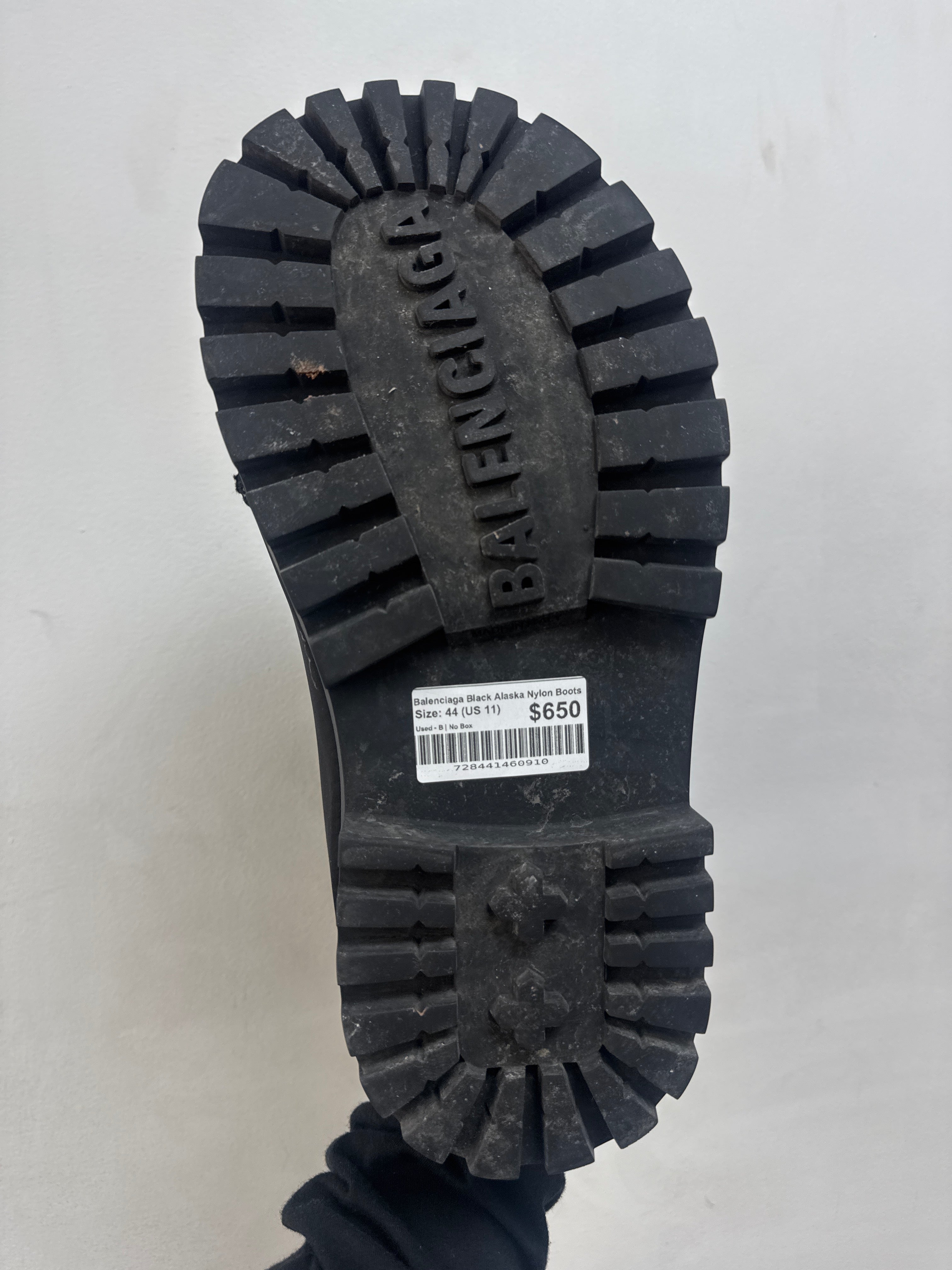 Balenciaga Black Alaska Nylon Boots