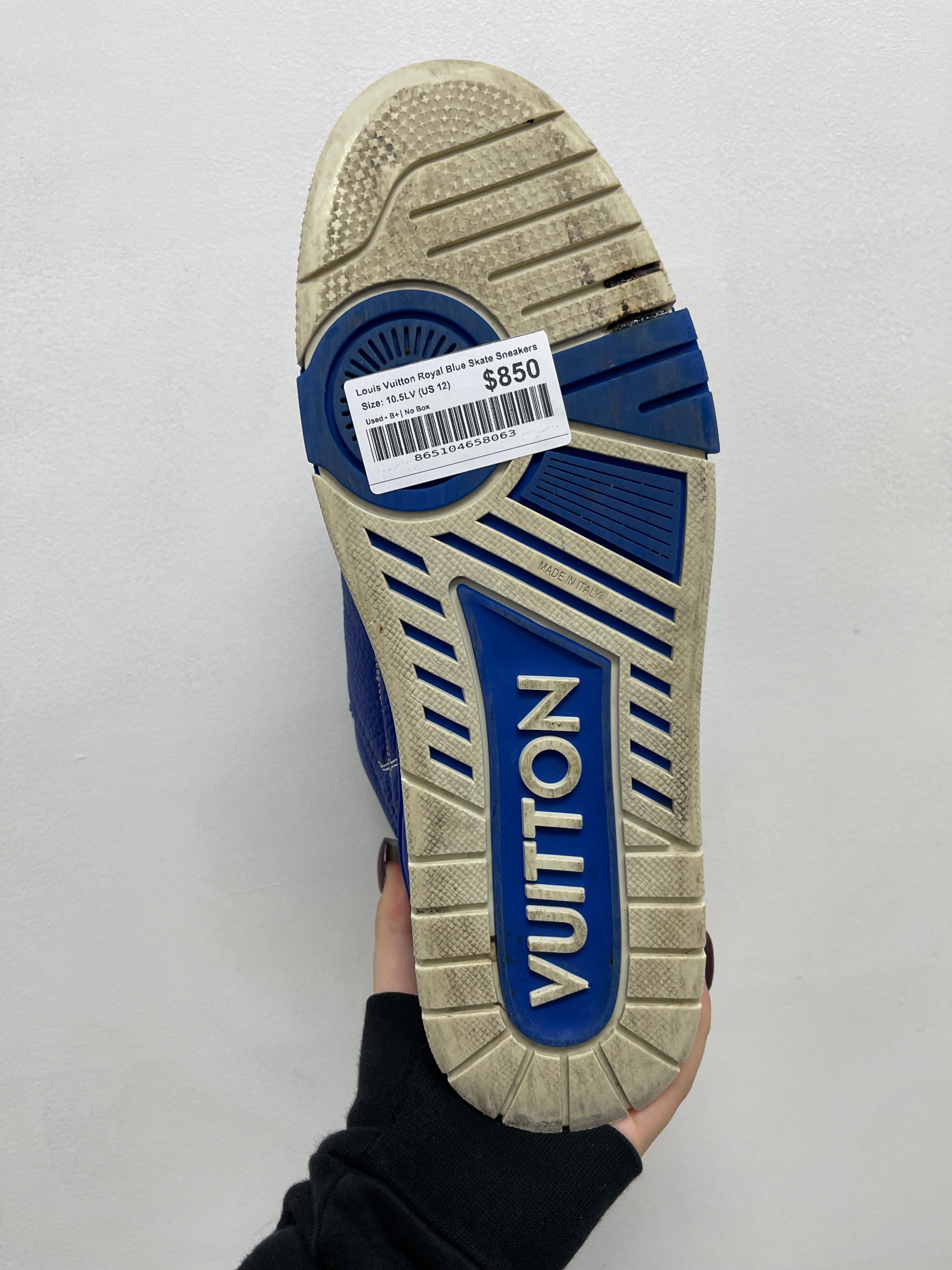 Louis Vuitton Royal Blue Skate Sneakers