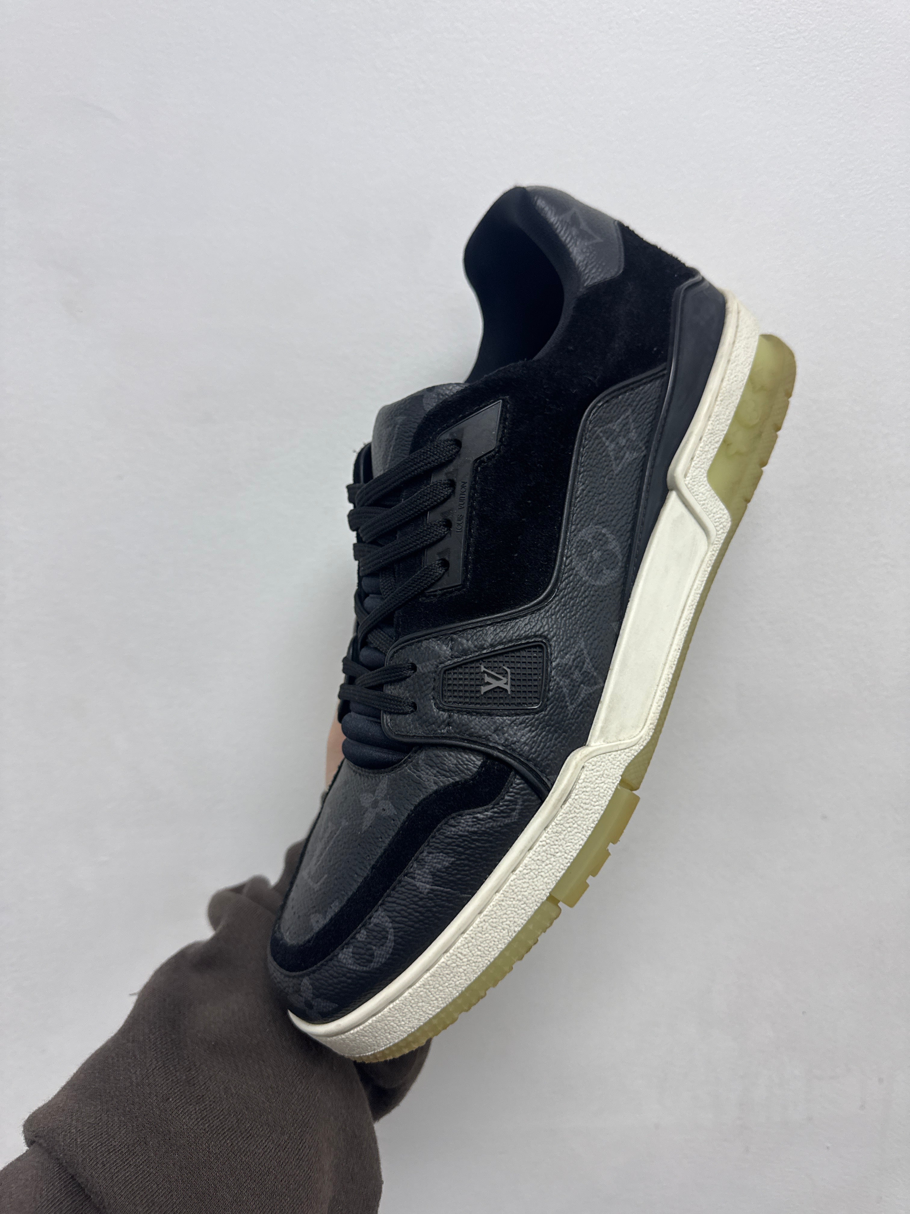 Louis Vuitton Black Monogram Translucent Sneakers