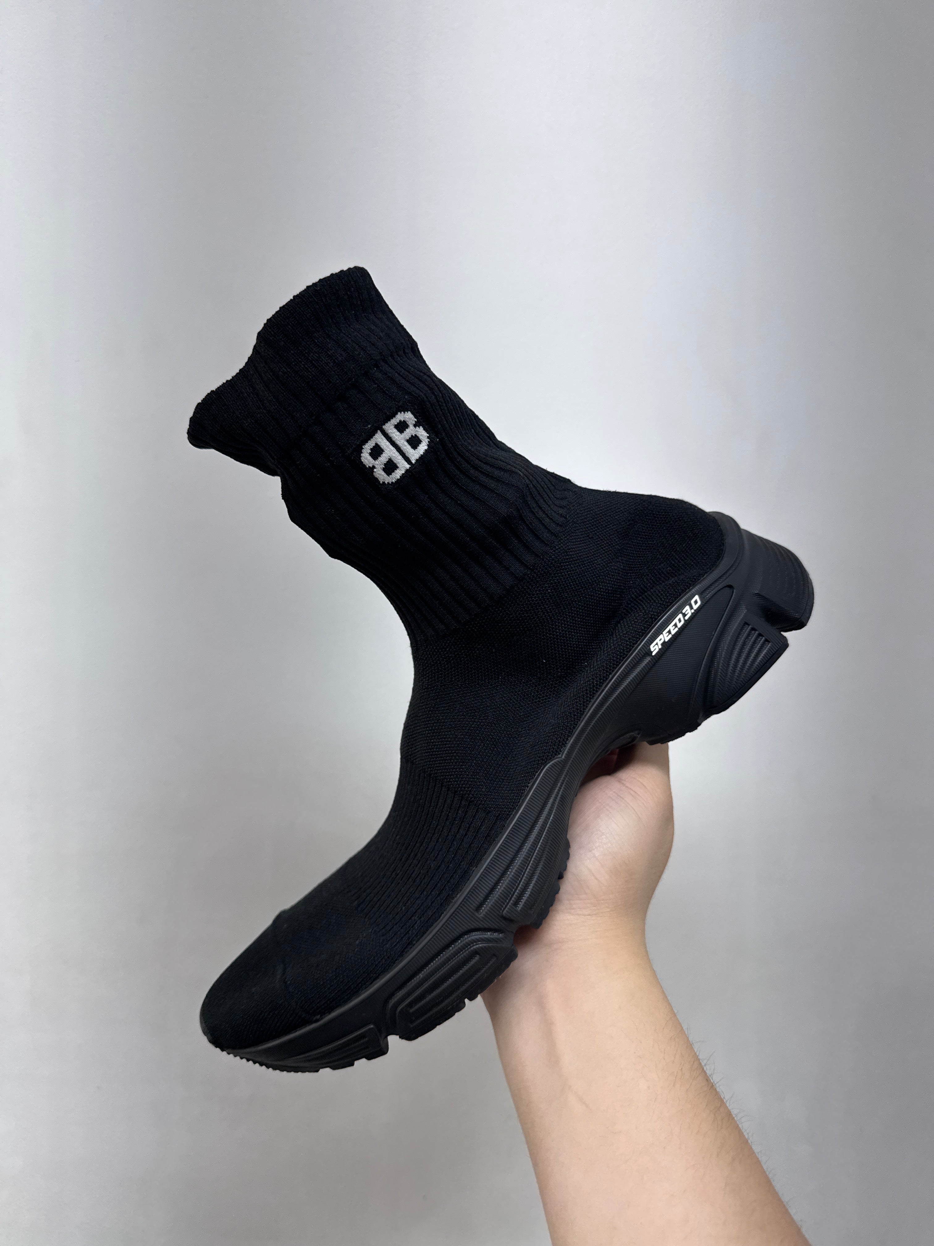 Balenciaga Black Sock Runner Sneakers