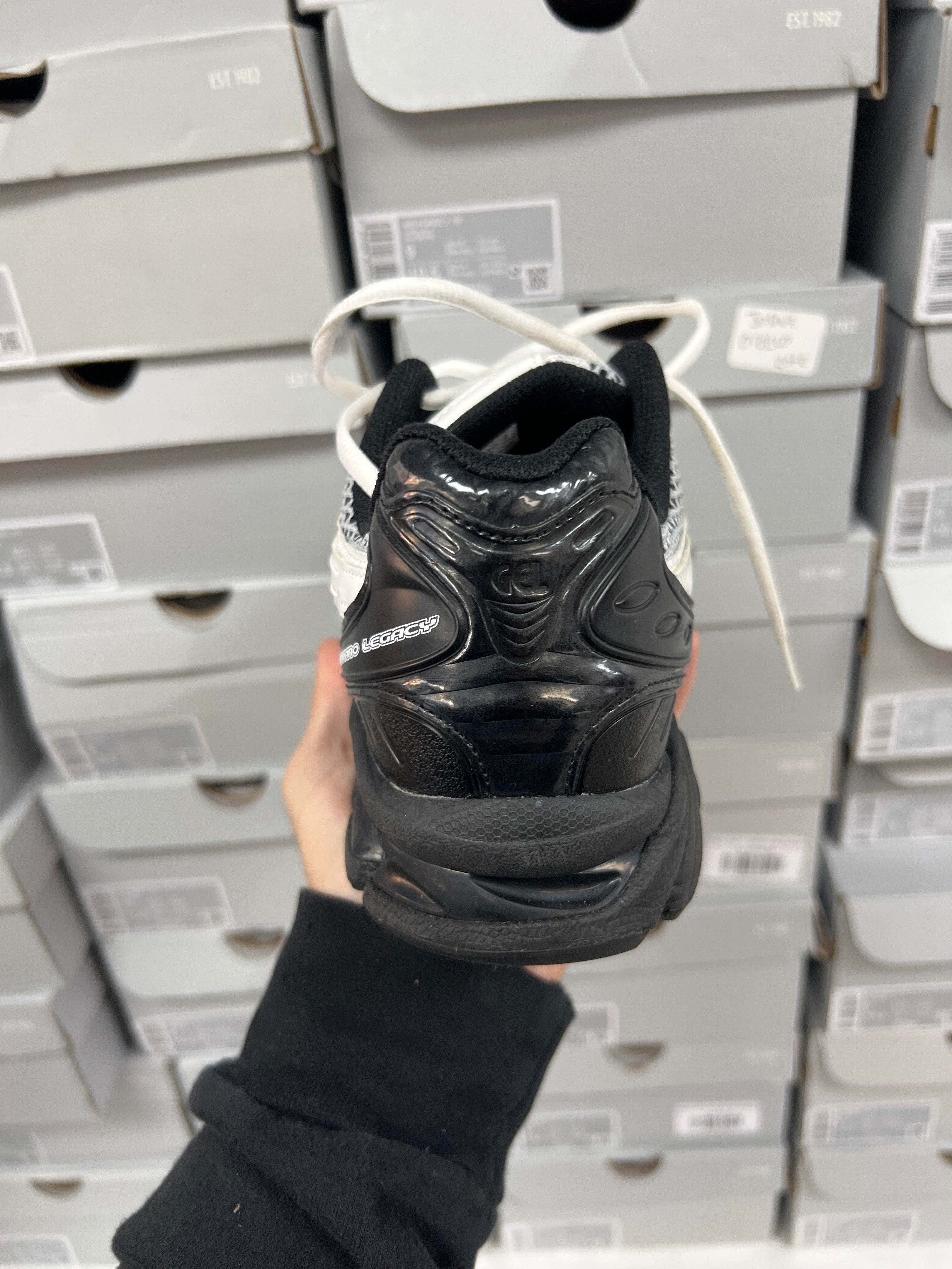 ASICS Kayano Legacy White & Black Sneakers