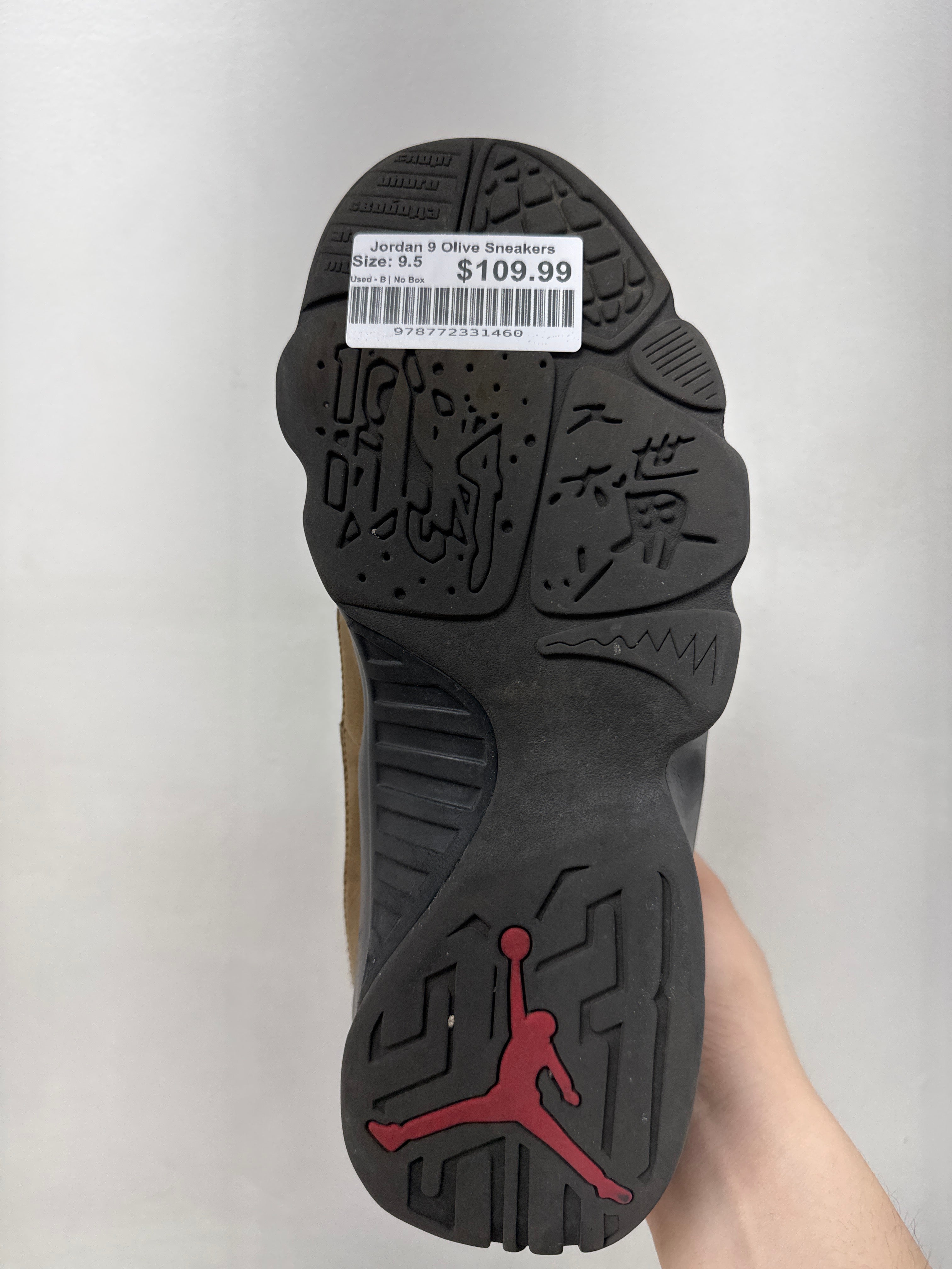 Jordan 9 Olive Sneakers