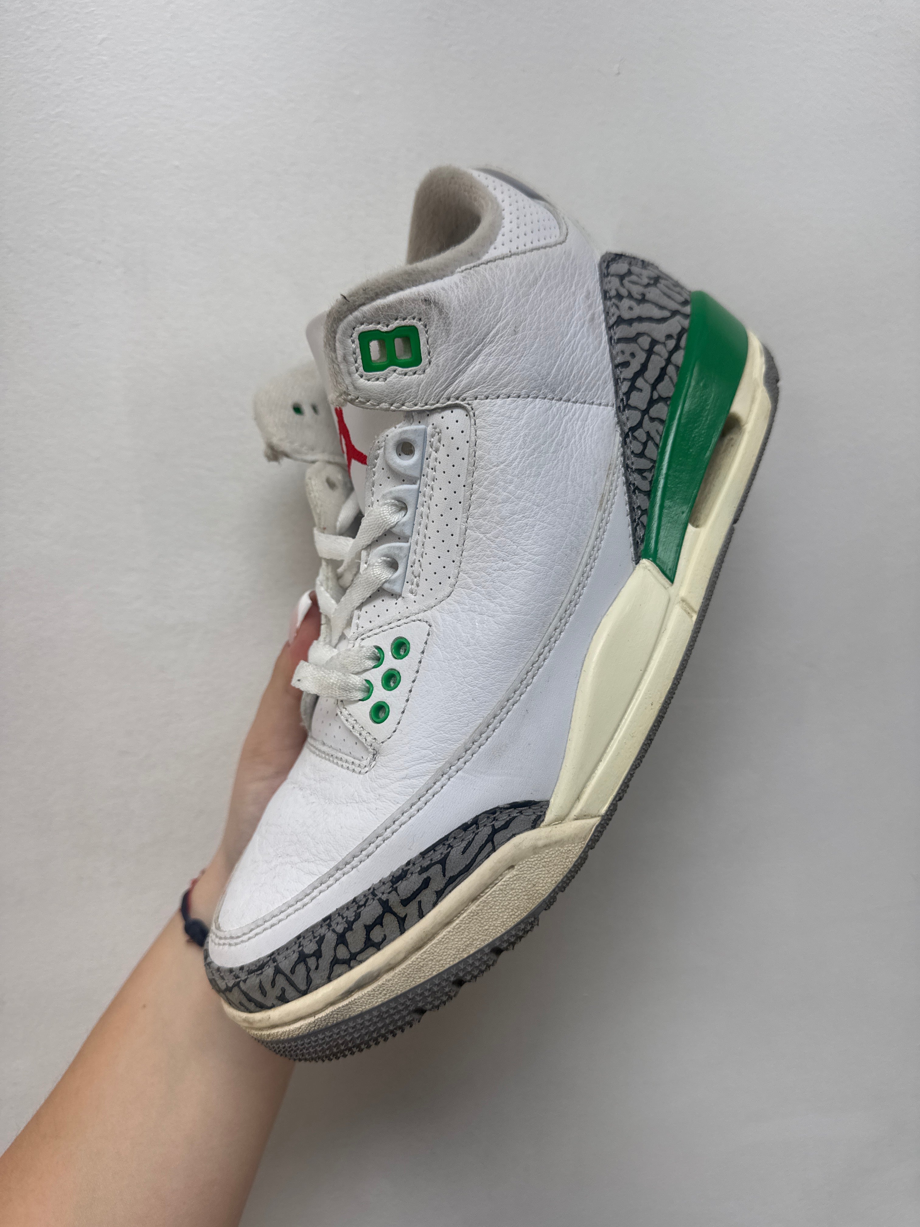 Jordan 3 Lucky Green Sneakers