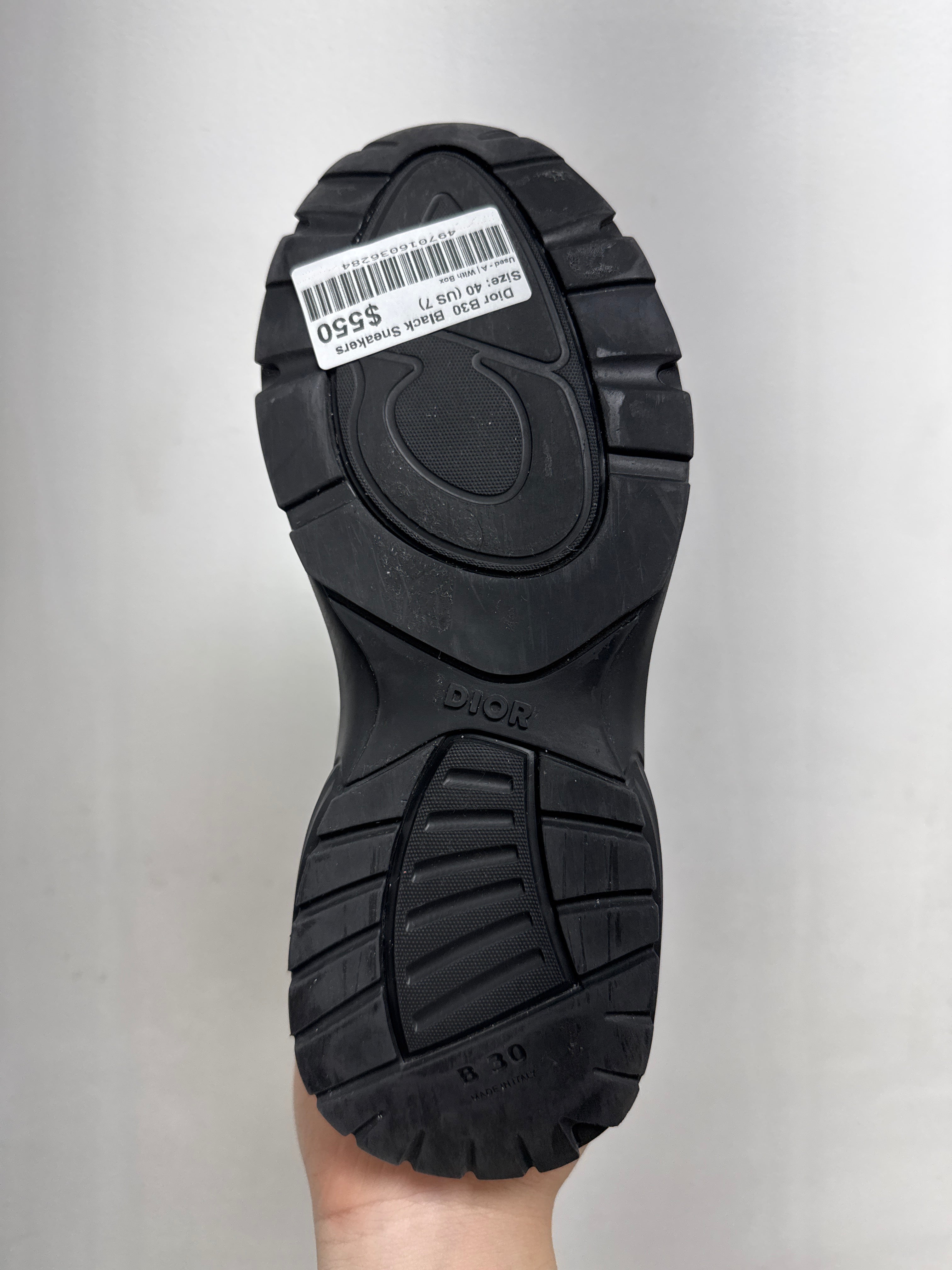 Dior B30 Black Sneakers