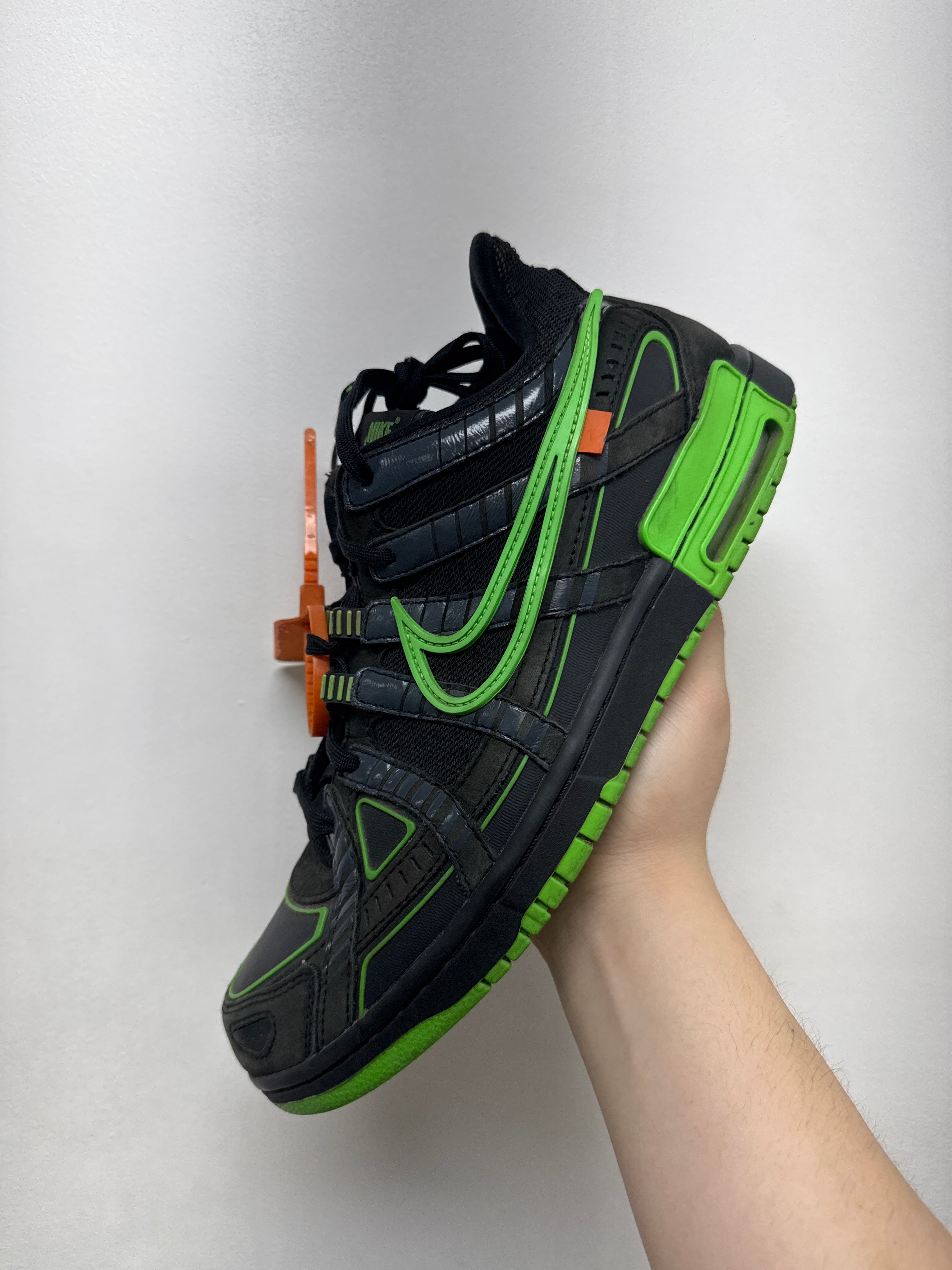 Nike Off White Rubber Dunk Low Black Sneakers
