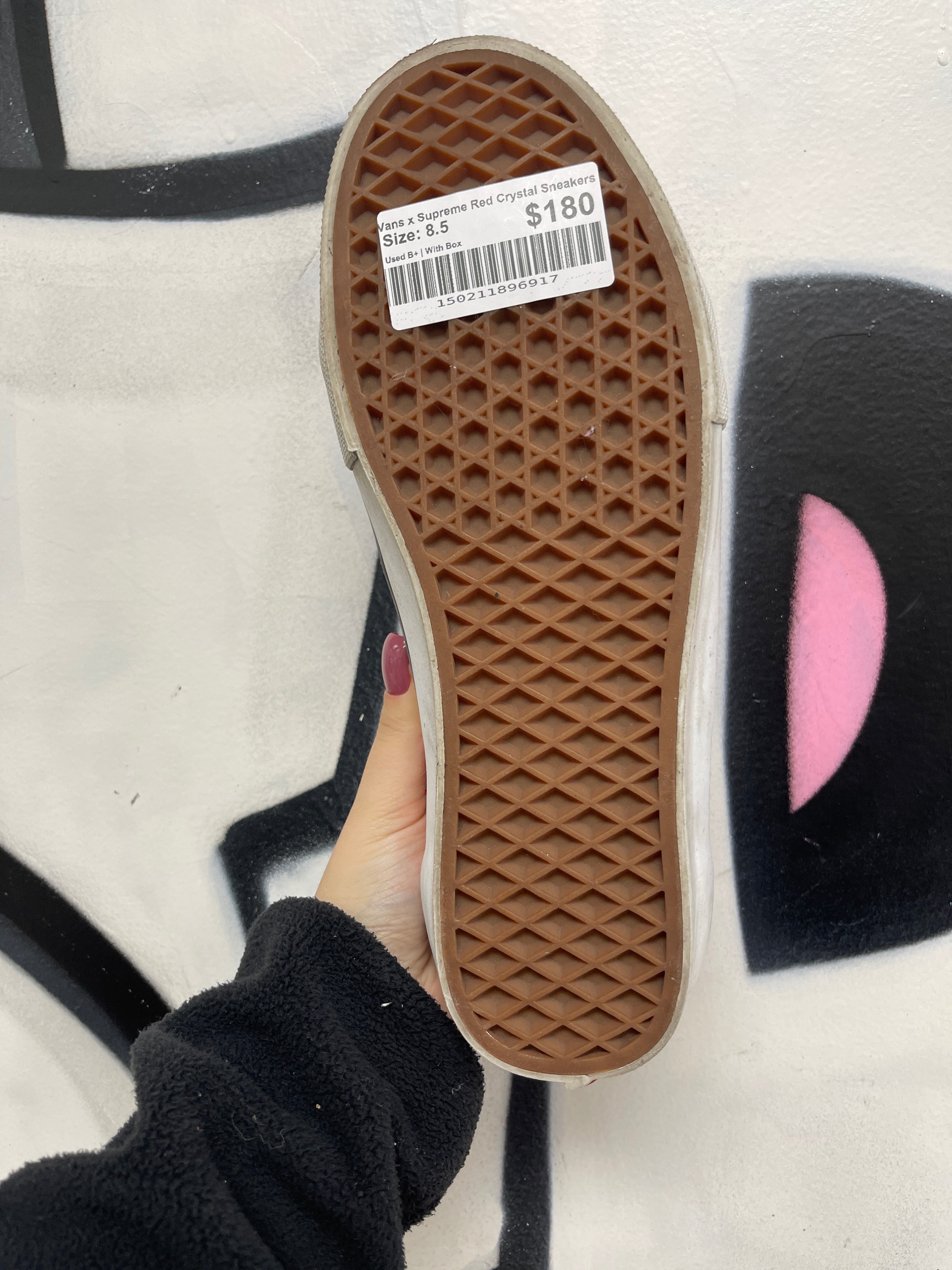 Vans x Supreme Red Crystal Sneakers