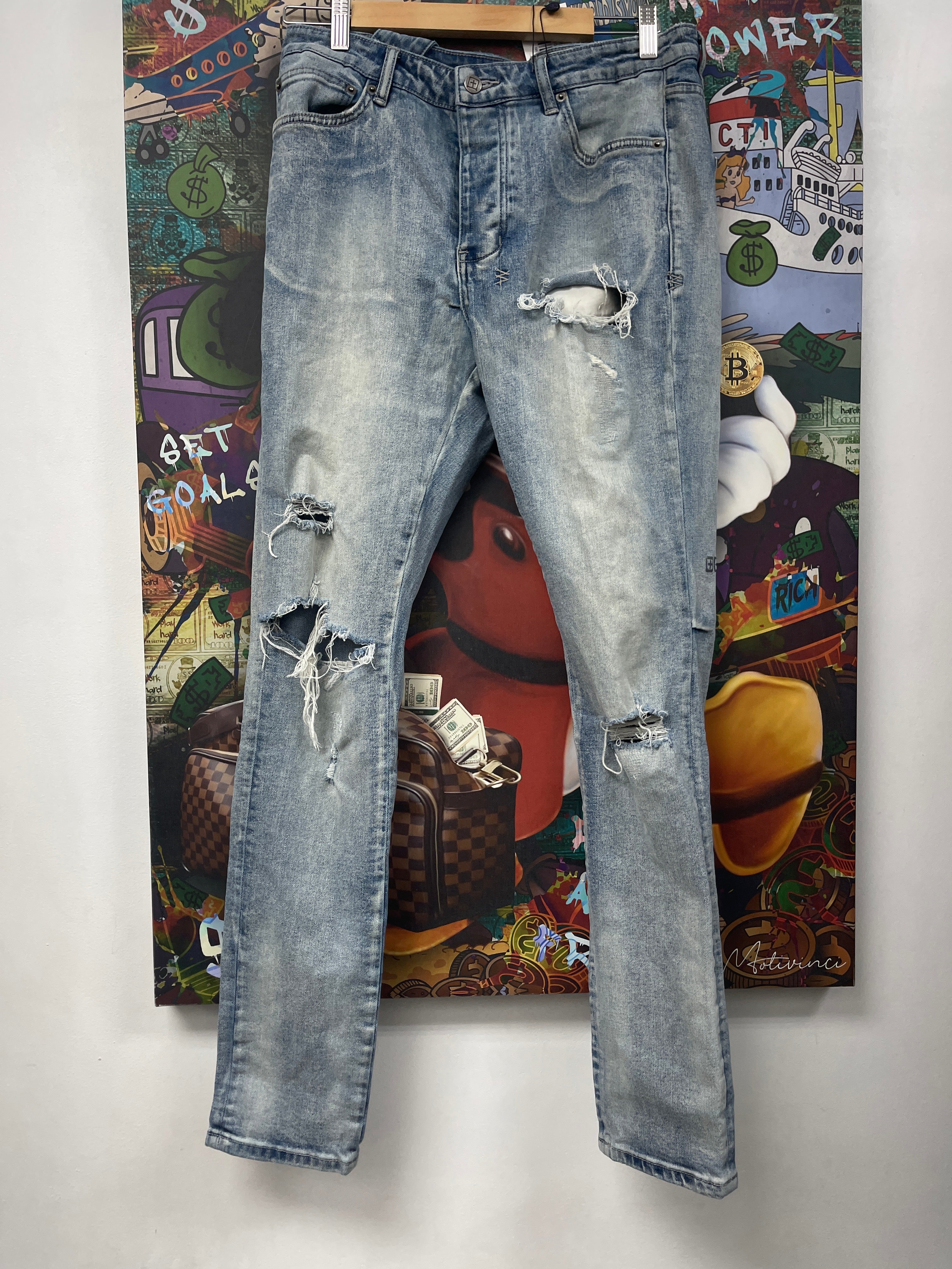 Ksubi Light Wash High Jeans