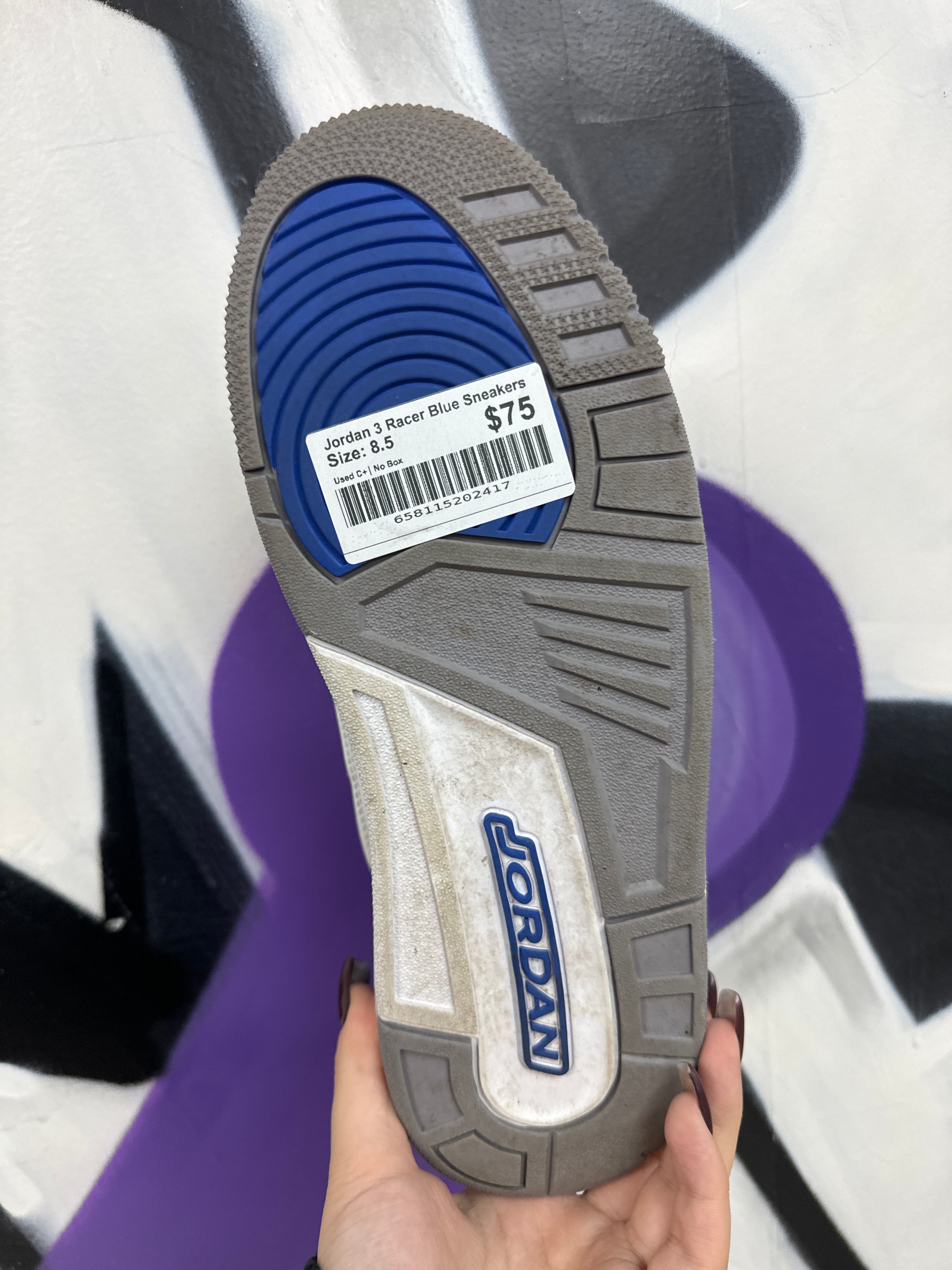 Jordan 3 Racer Blue Sneakers