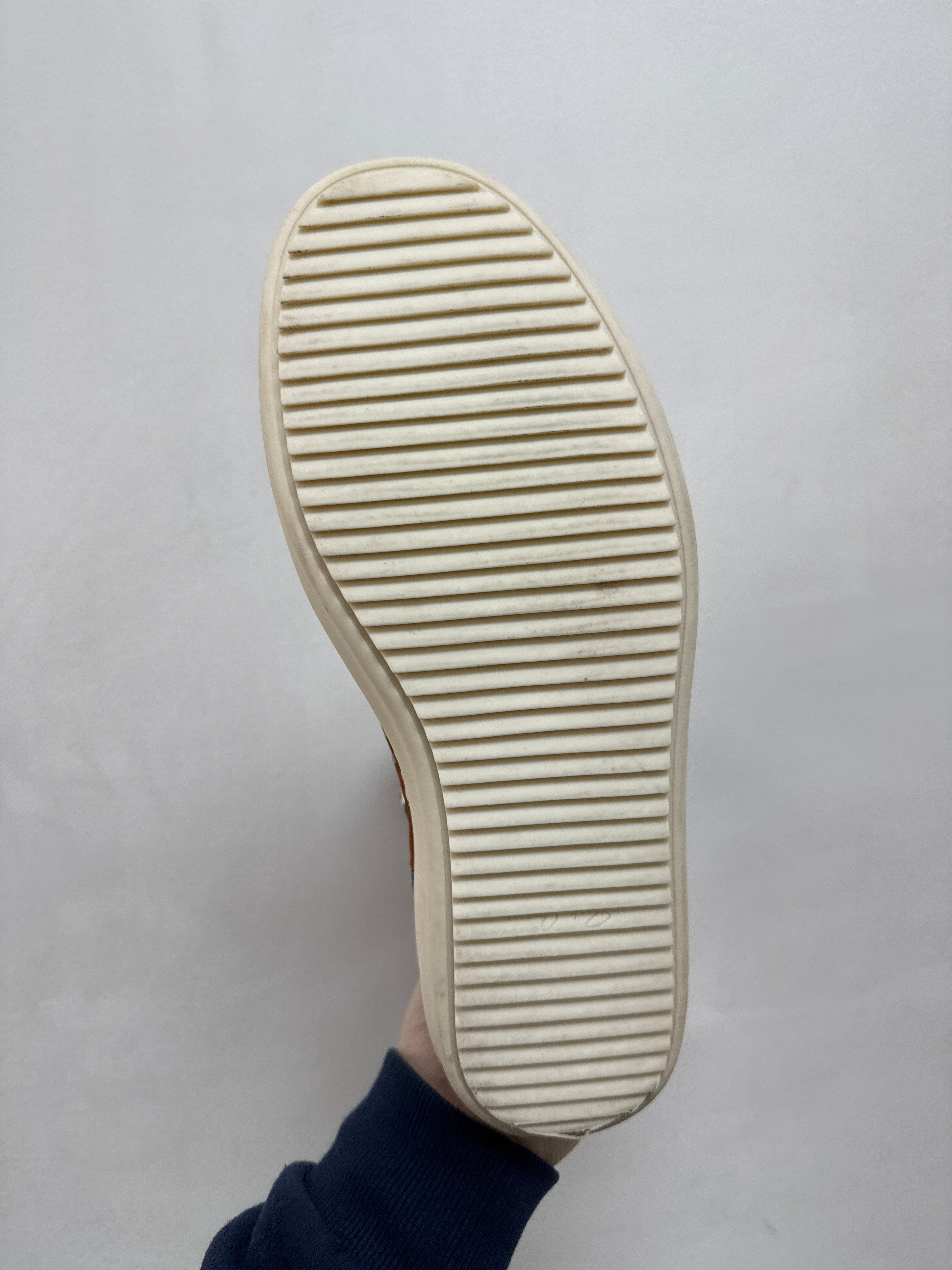 Rick Owens Clay Brown Ramone Hi Sneakers