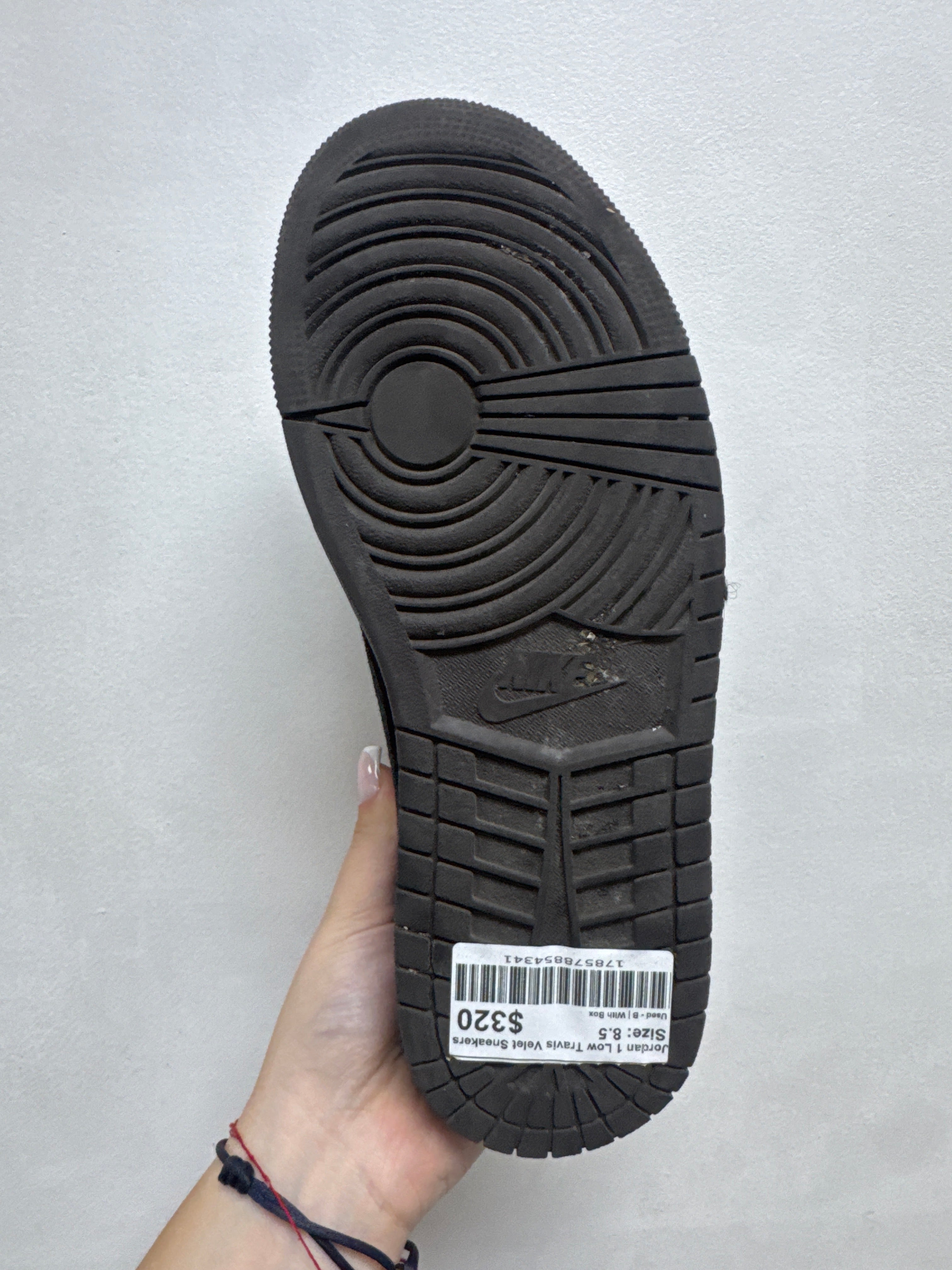 Jordan 1 Low Travis Velet Sneakers