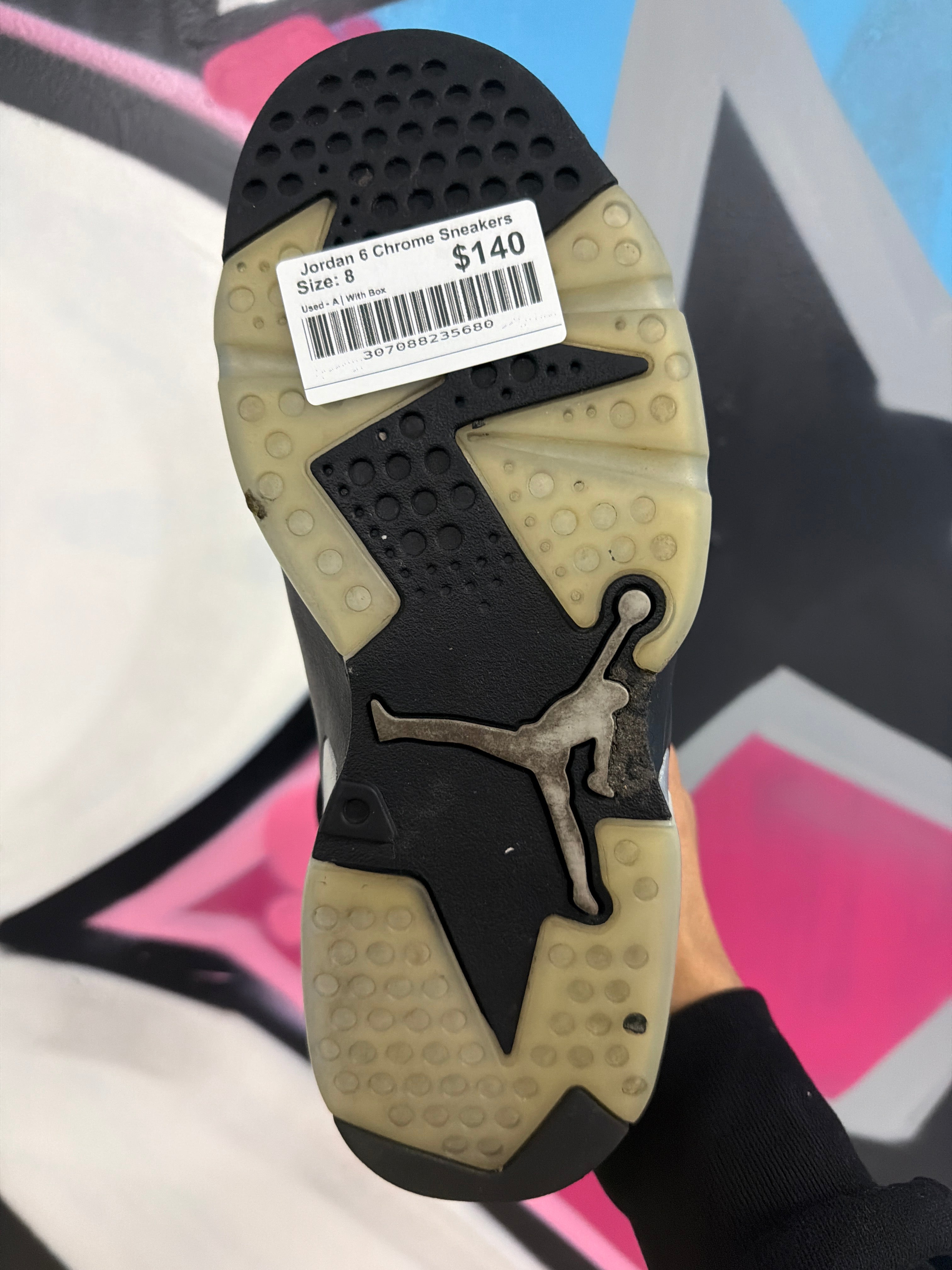 Jordan 6 Chrome Sneakers