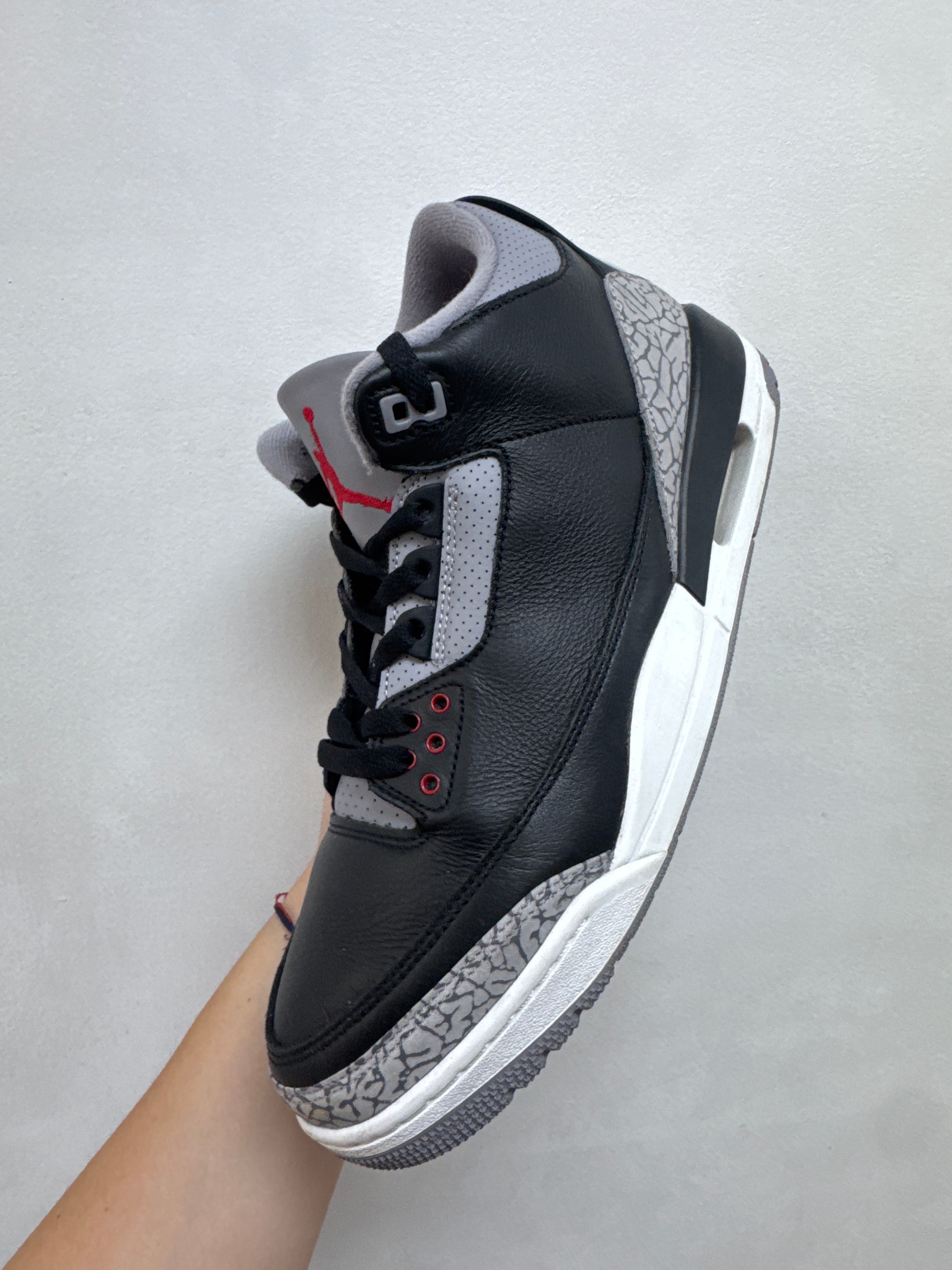Jordan 3 Black Cement Sneakers