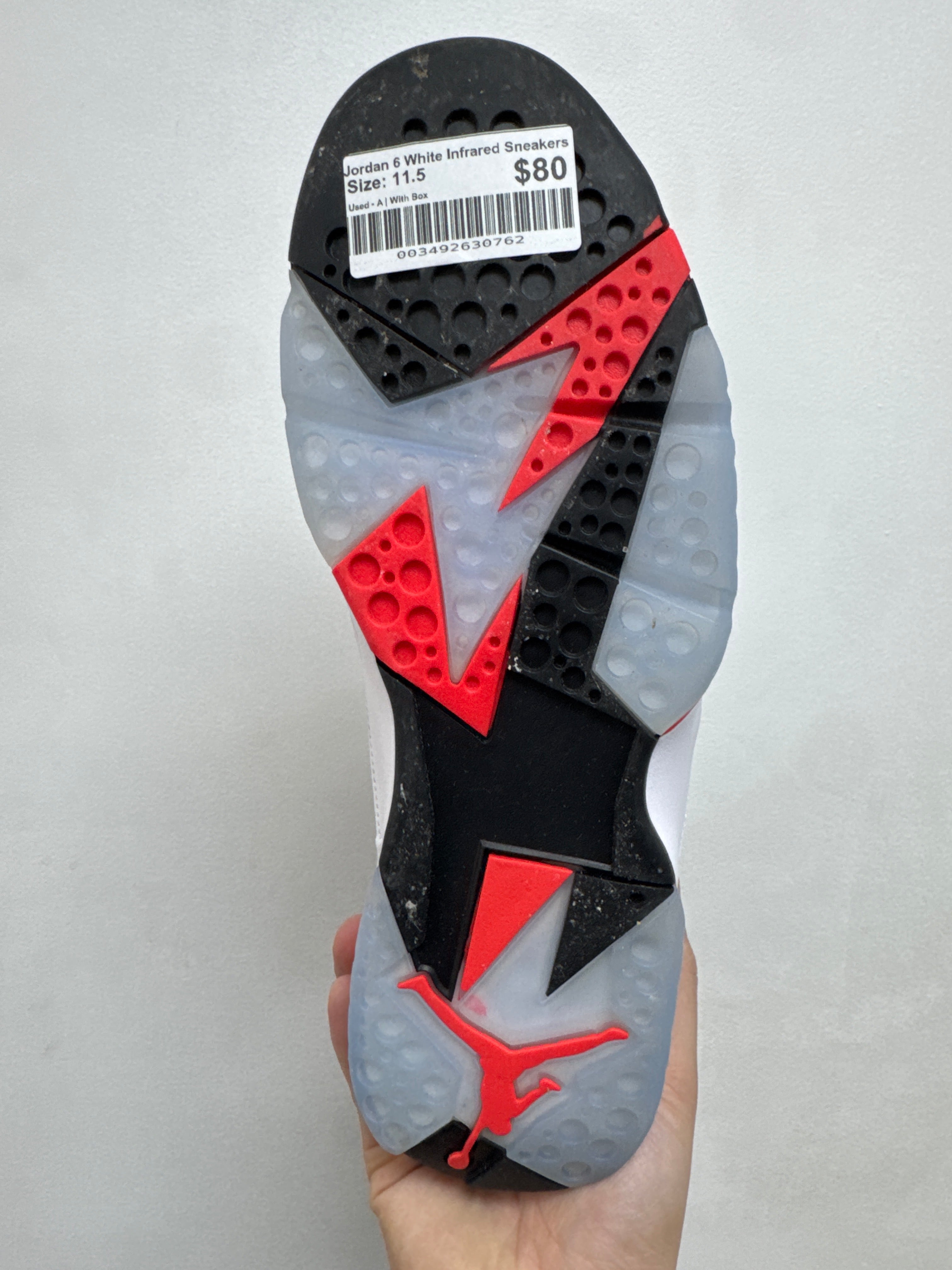 Jordan 6 White Infrared Sneakers