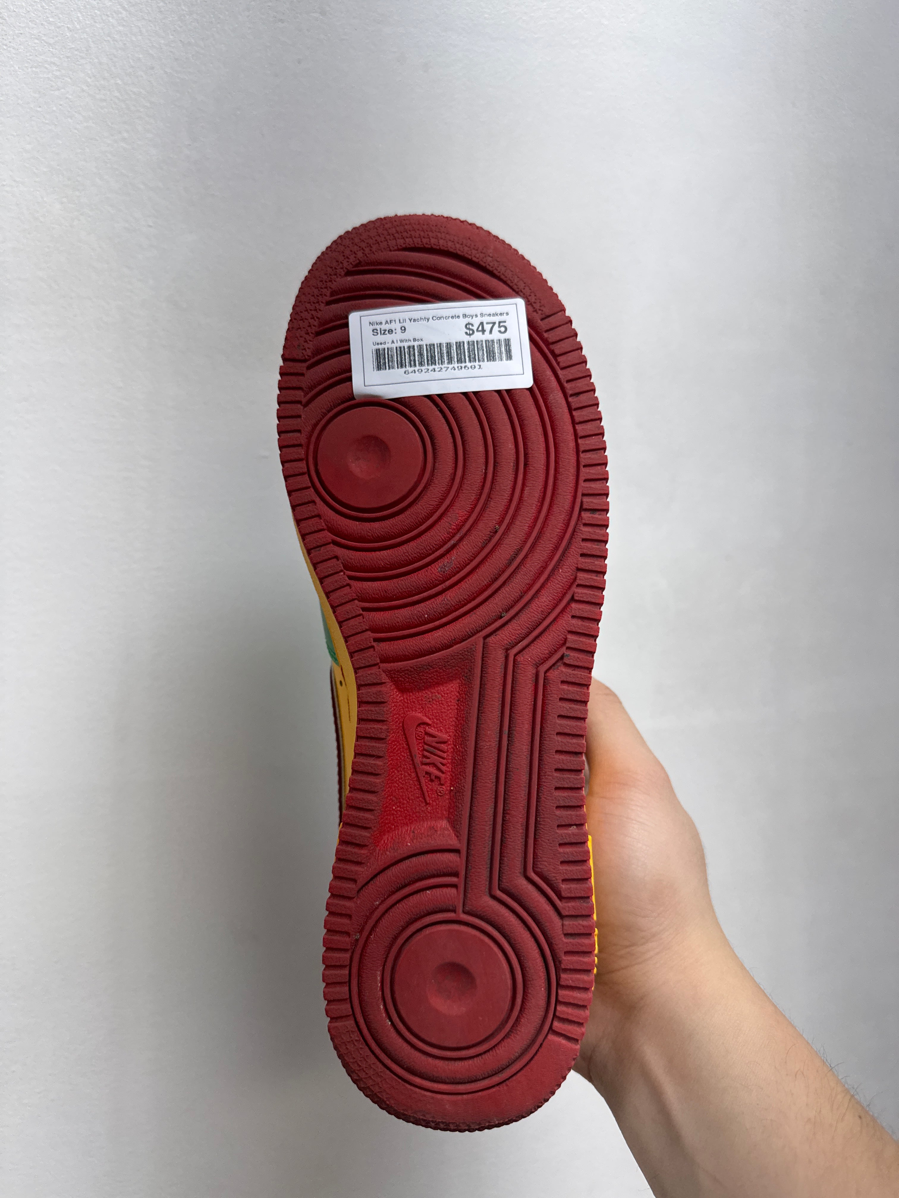 Nike AF1 Lil Yachty Concrete Boys Sneakers