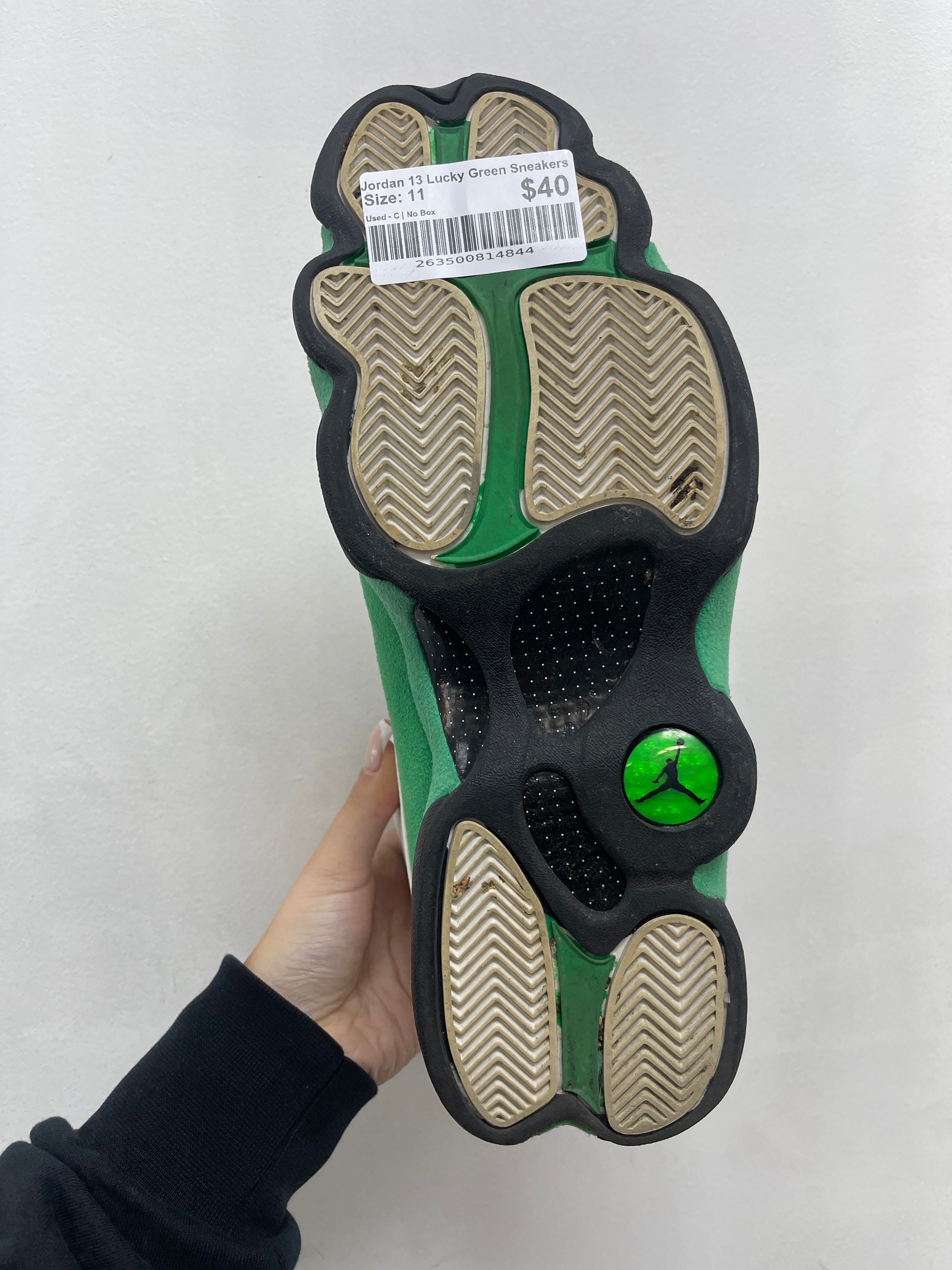 Jordan 13 Lucky Green Sneakers