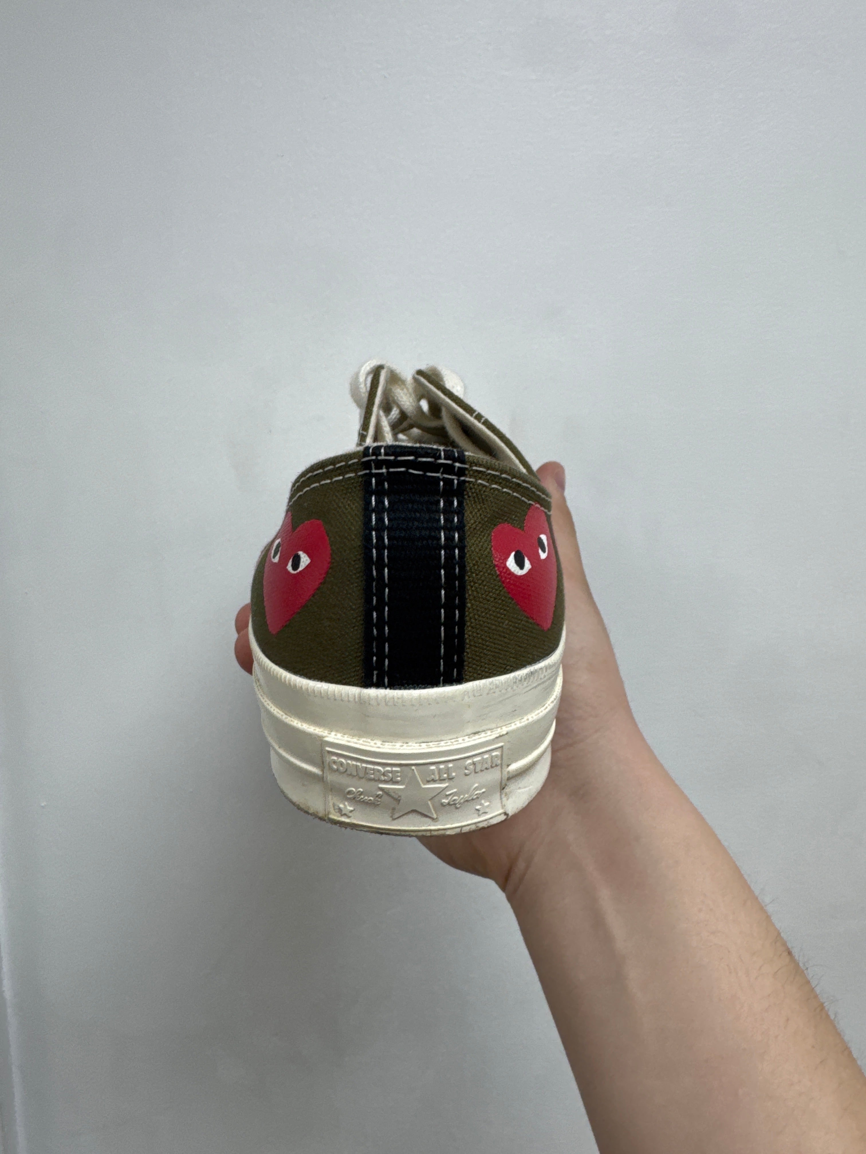 Converse CDG Olive Chuck Low Sneakers