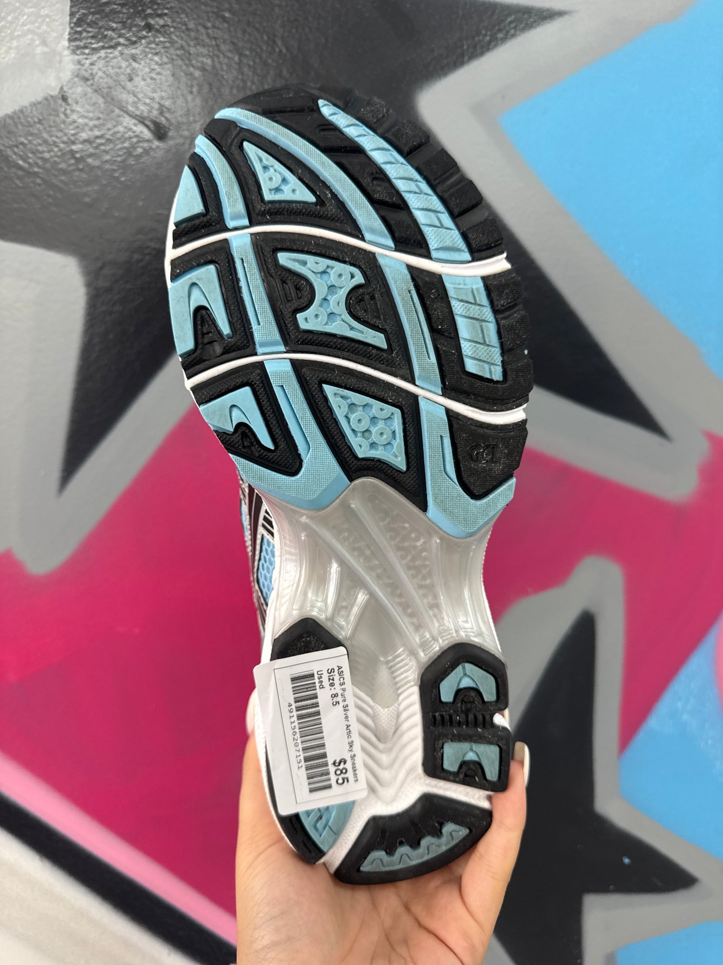 ASICS Pure Silver Artic Sky Sneakers
