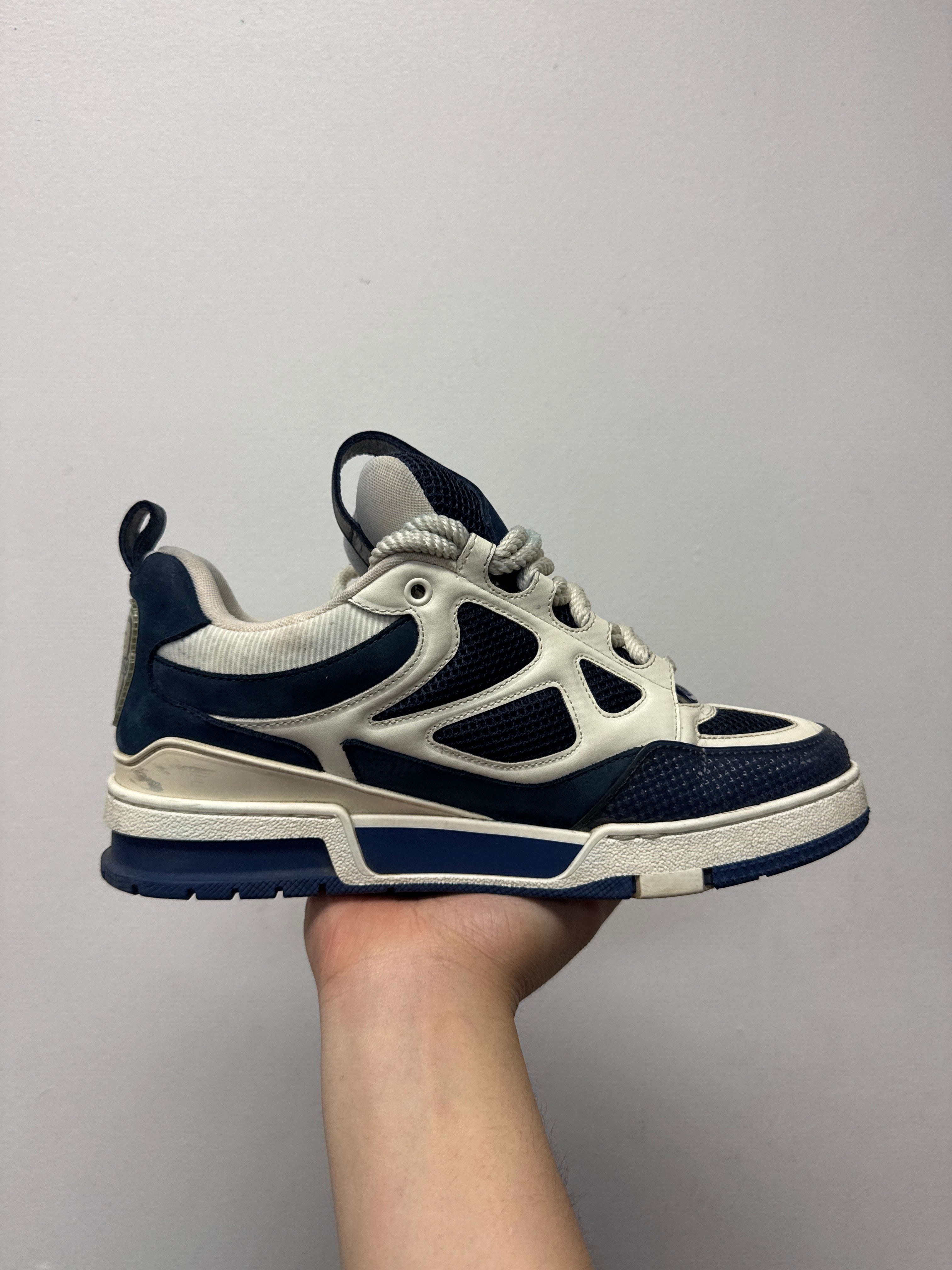 Louis Vuitton Navy Skate Sneakers