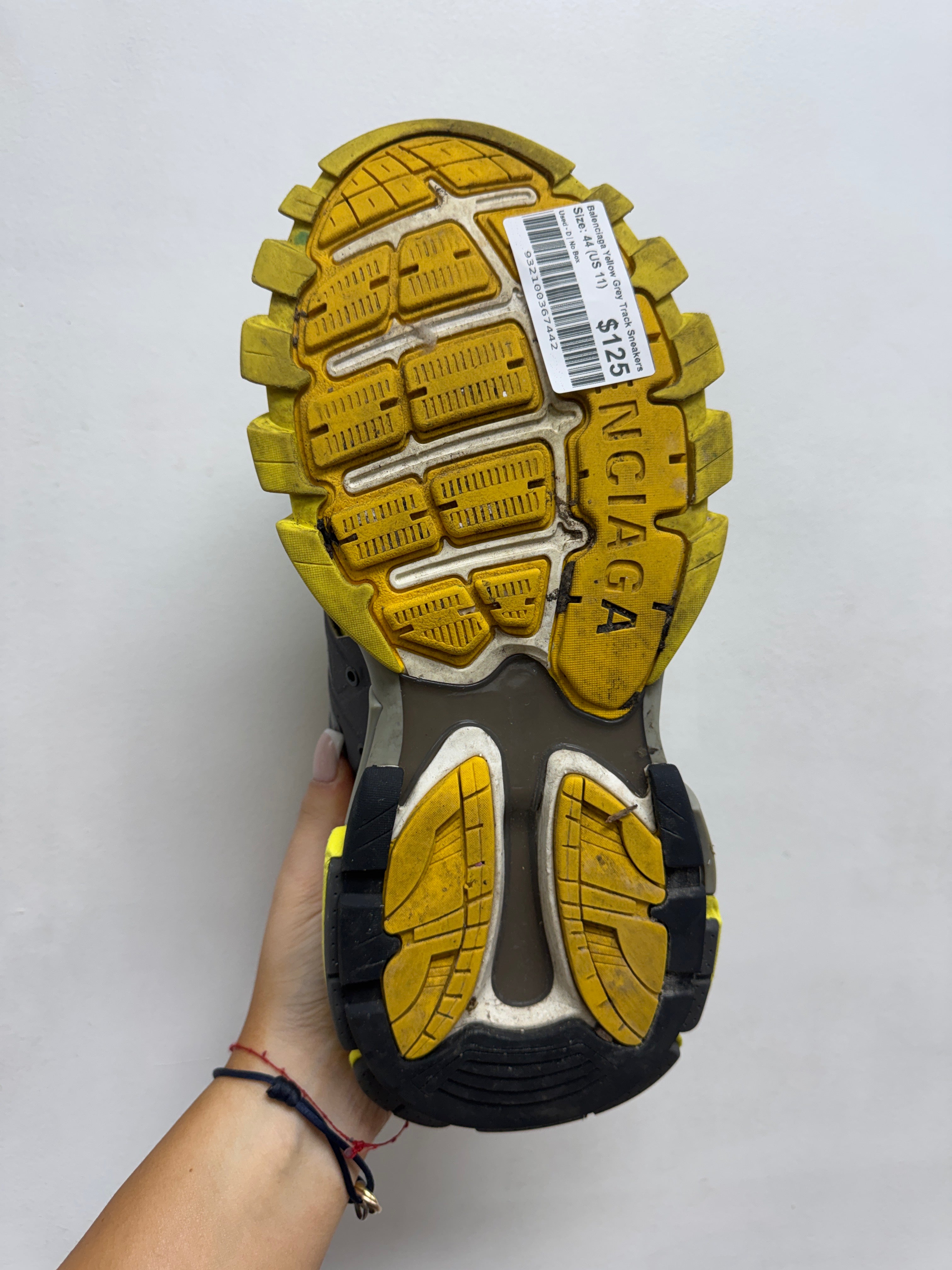 Balenciaga Yellow Grey Track Sneakers