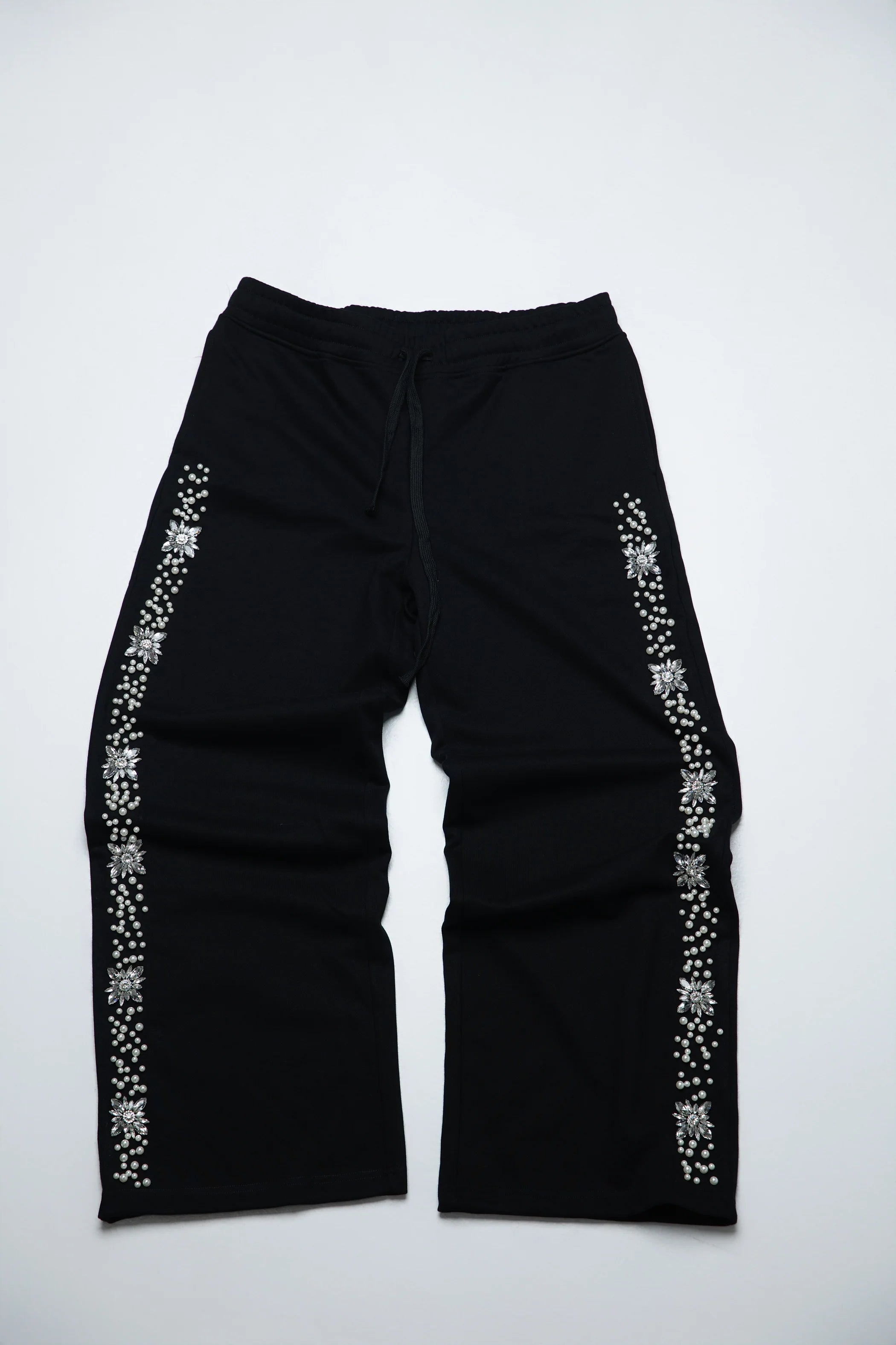 Fraternal Desires 'What the Pearl' Black Sweats