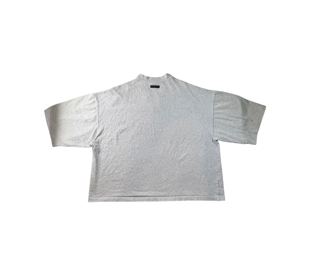Essentials "3D Silicon Applique Heather" Grey Sweater