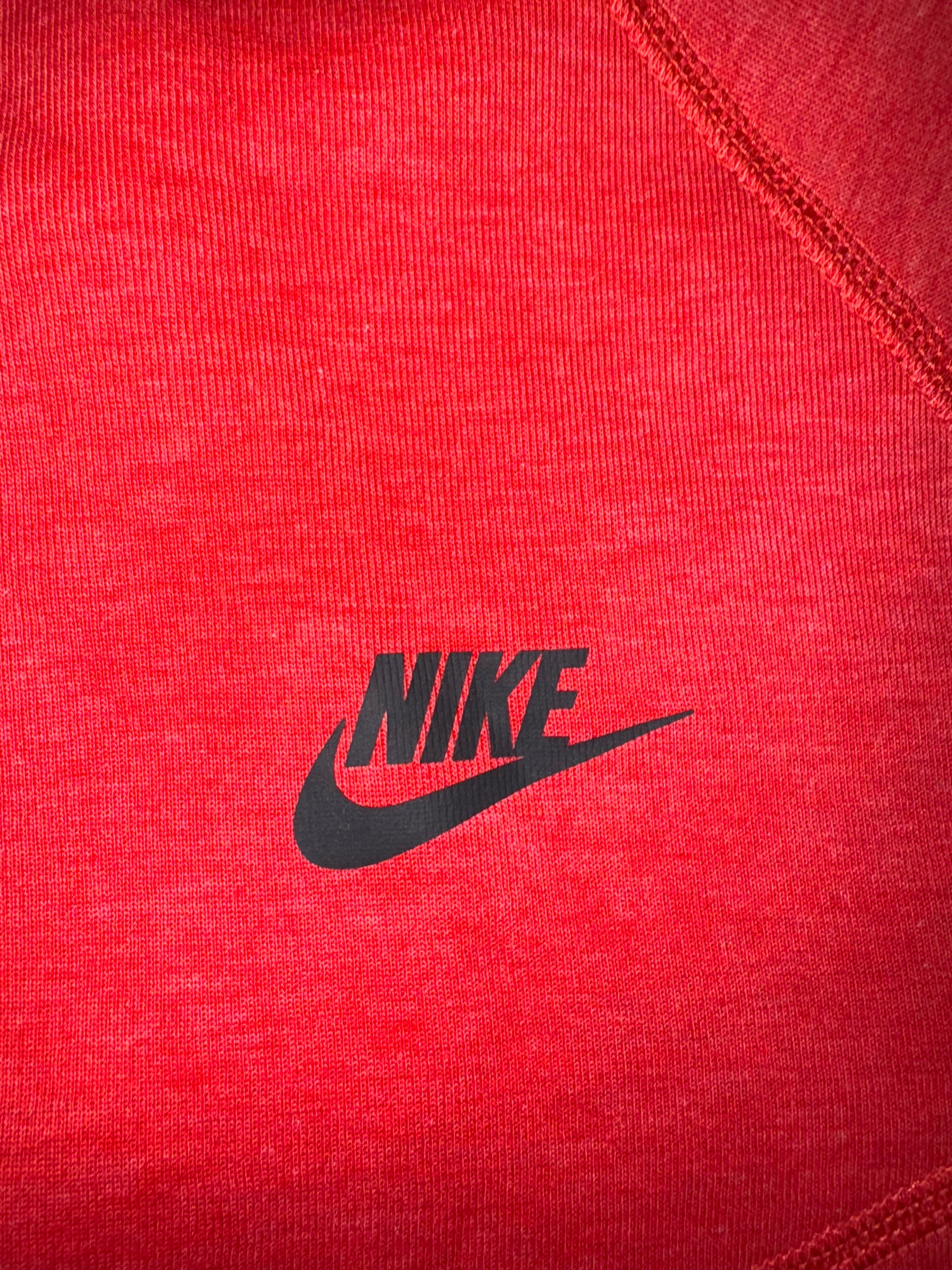 Nike Tech Zip Up Red Hoodie