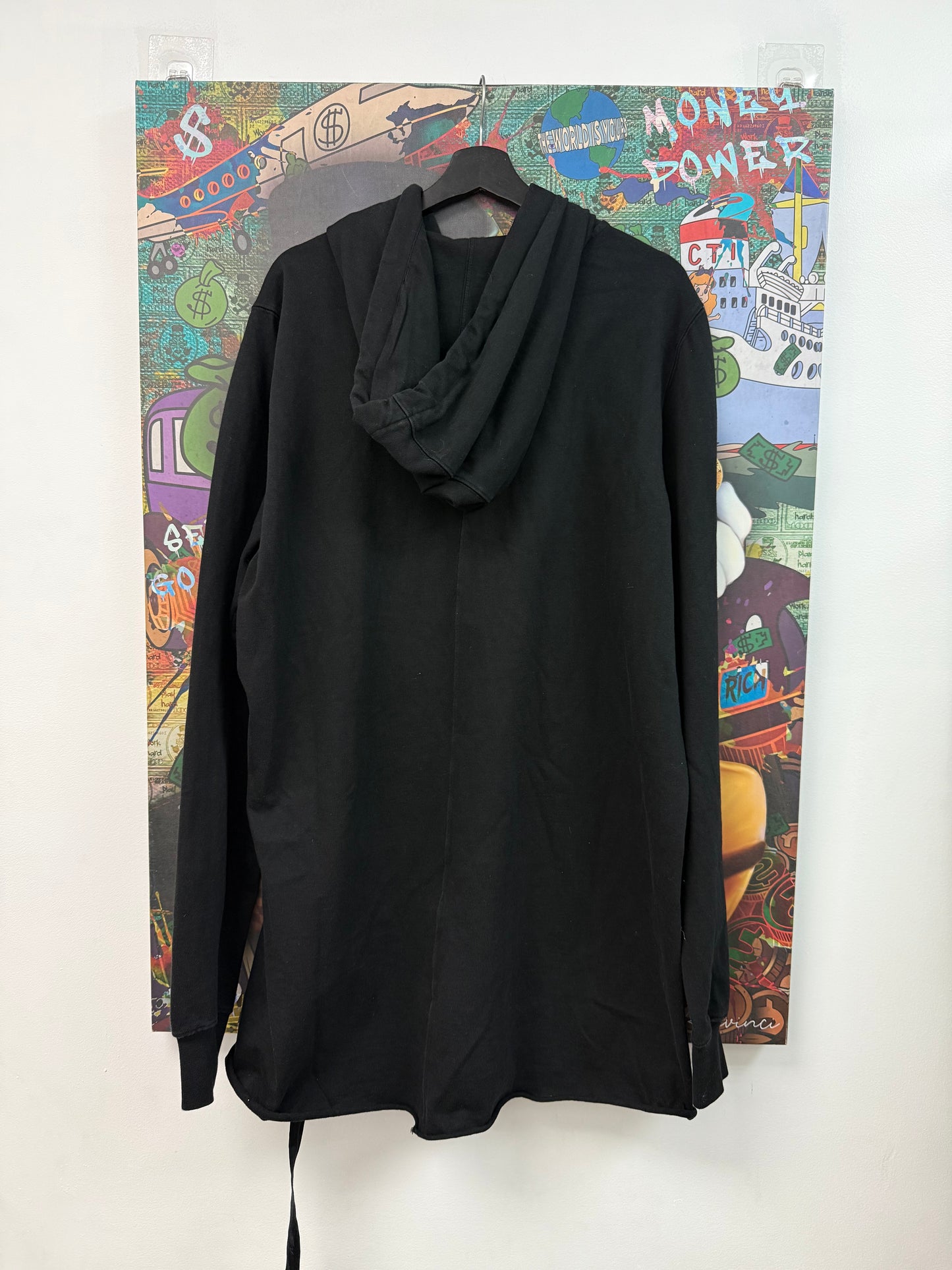 Rick Owens Black Hoodie