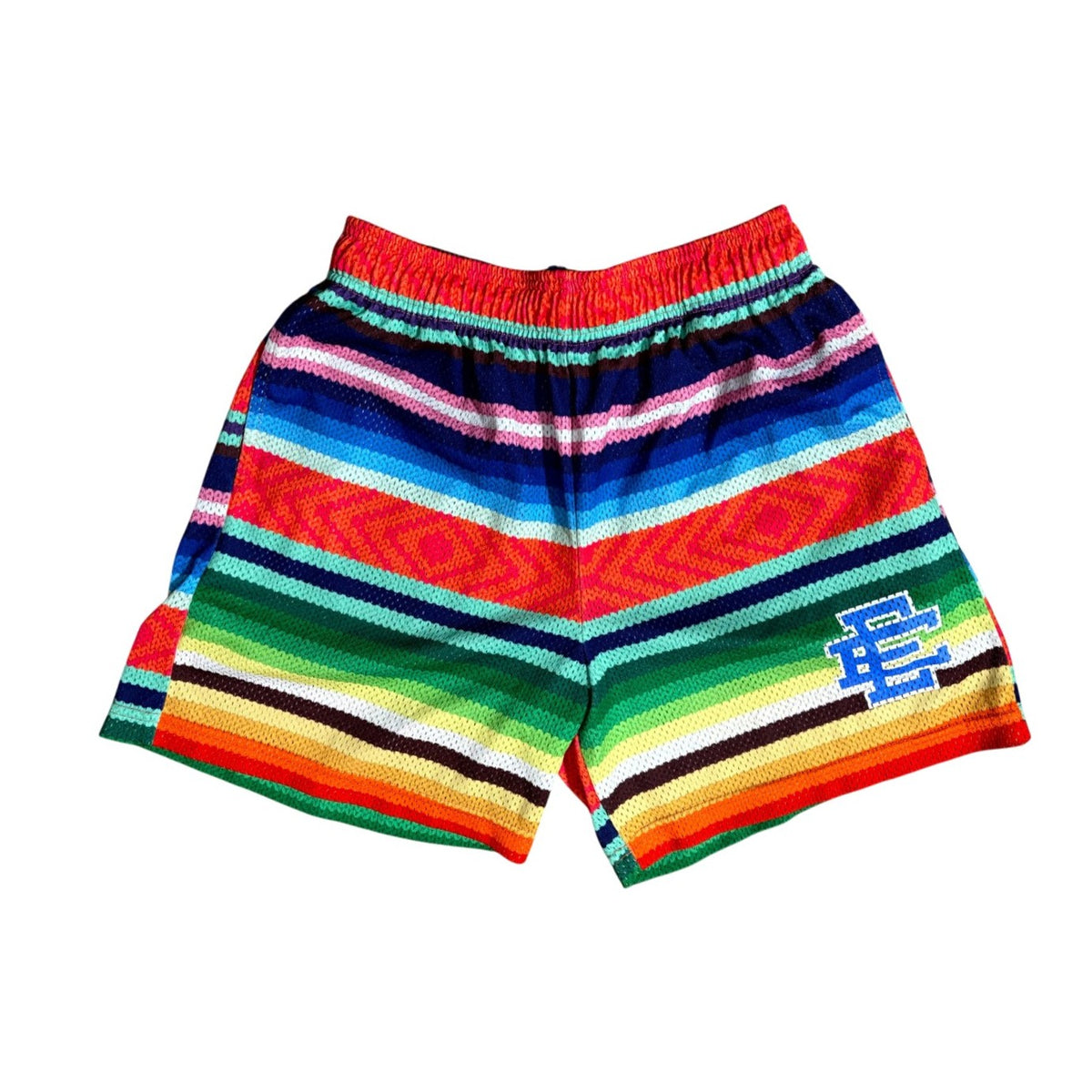 Eric Emanuel Rainbow Stripe Multicolor Shorts