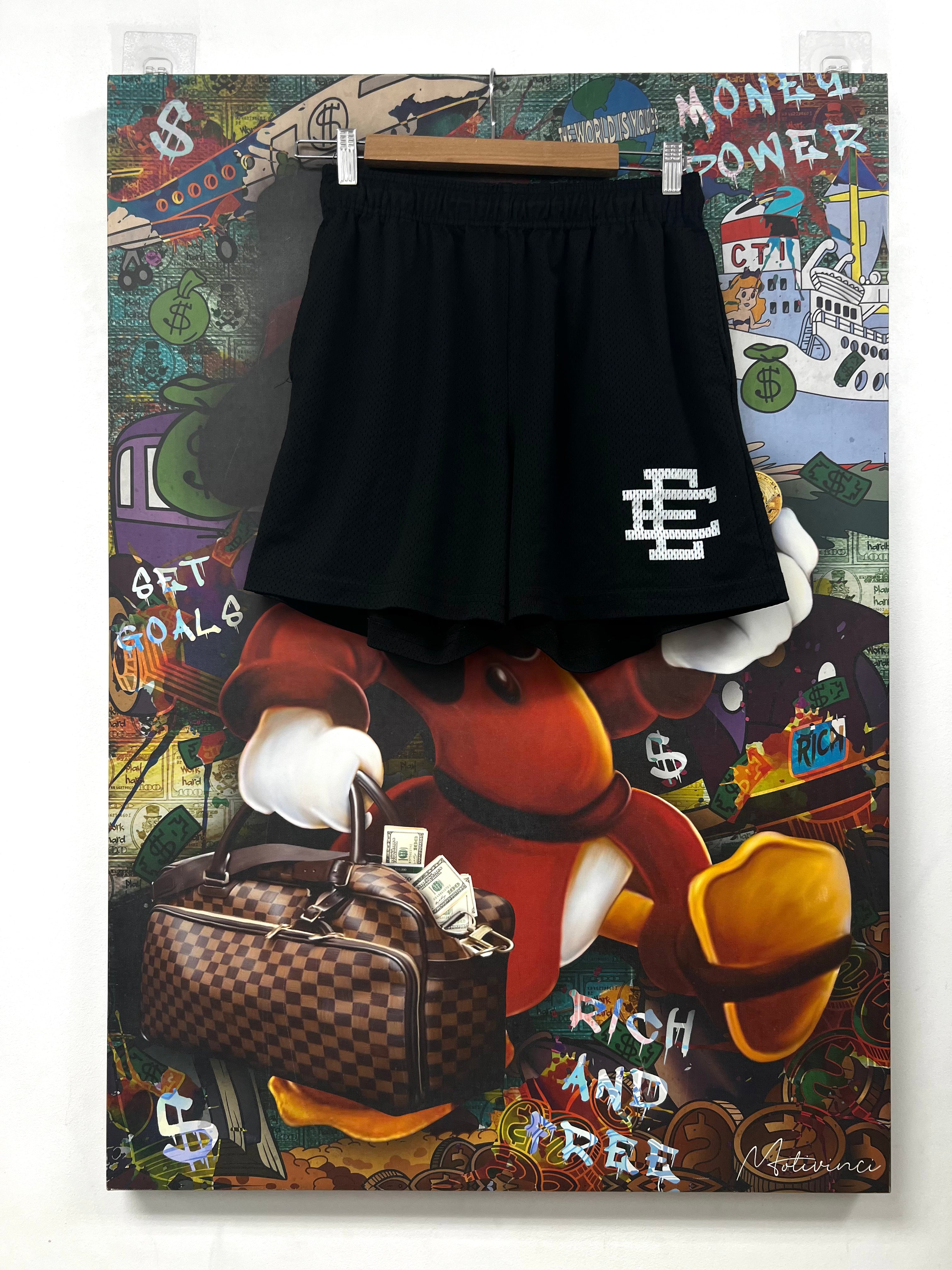 Eric Emanuel Black White Basics Shorts
