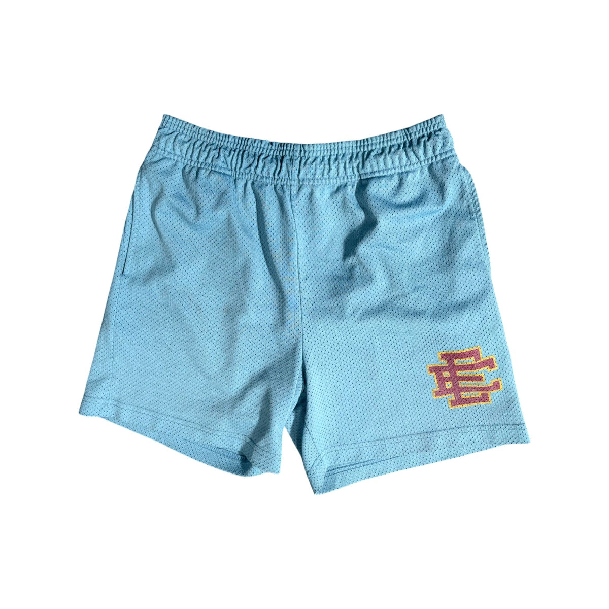 Eric Emanuel Baby Blue & Burgundy Shorts