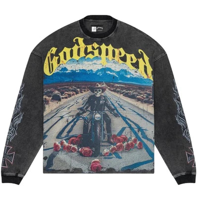 Godspeed LS Long Lonely Road Black Thermal (S-XL) New