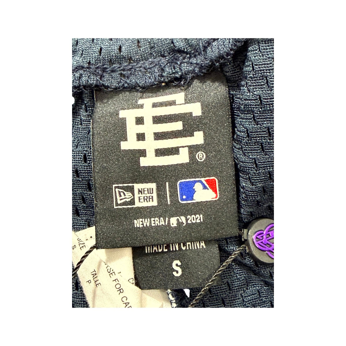 Eric Emanuel Yankees New Era Navy Shorts