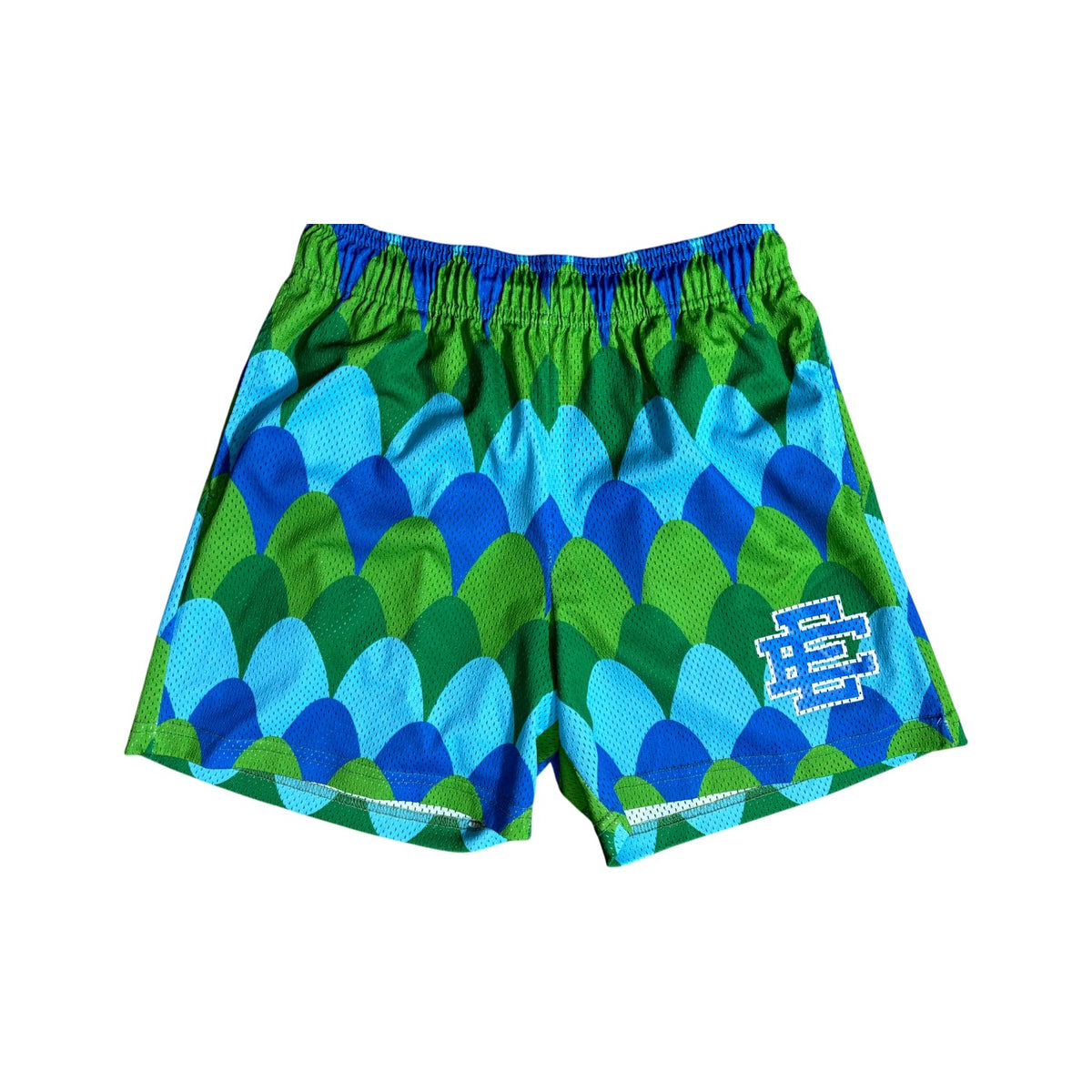 Eric Emanuel Green & Blue Shorts