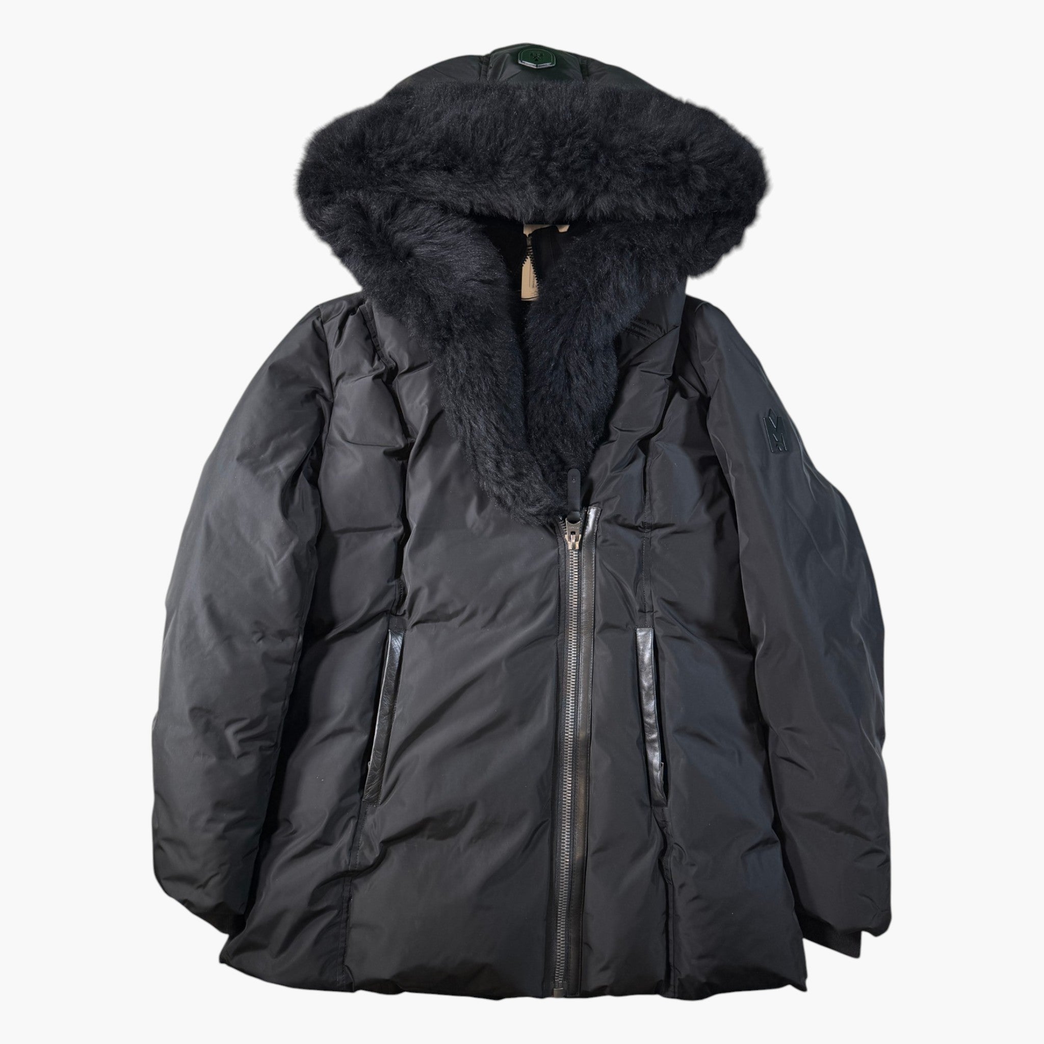 Mackage Adali Black & Black Fur Jacket