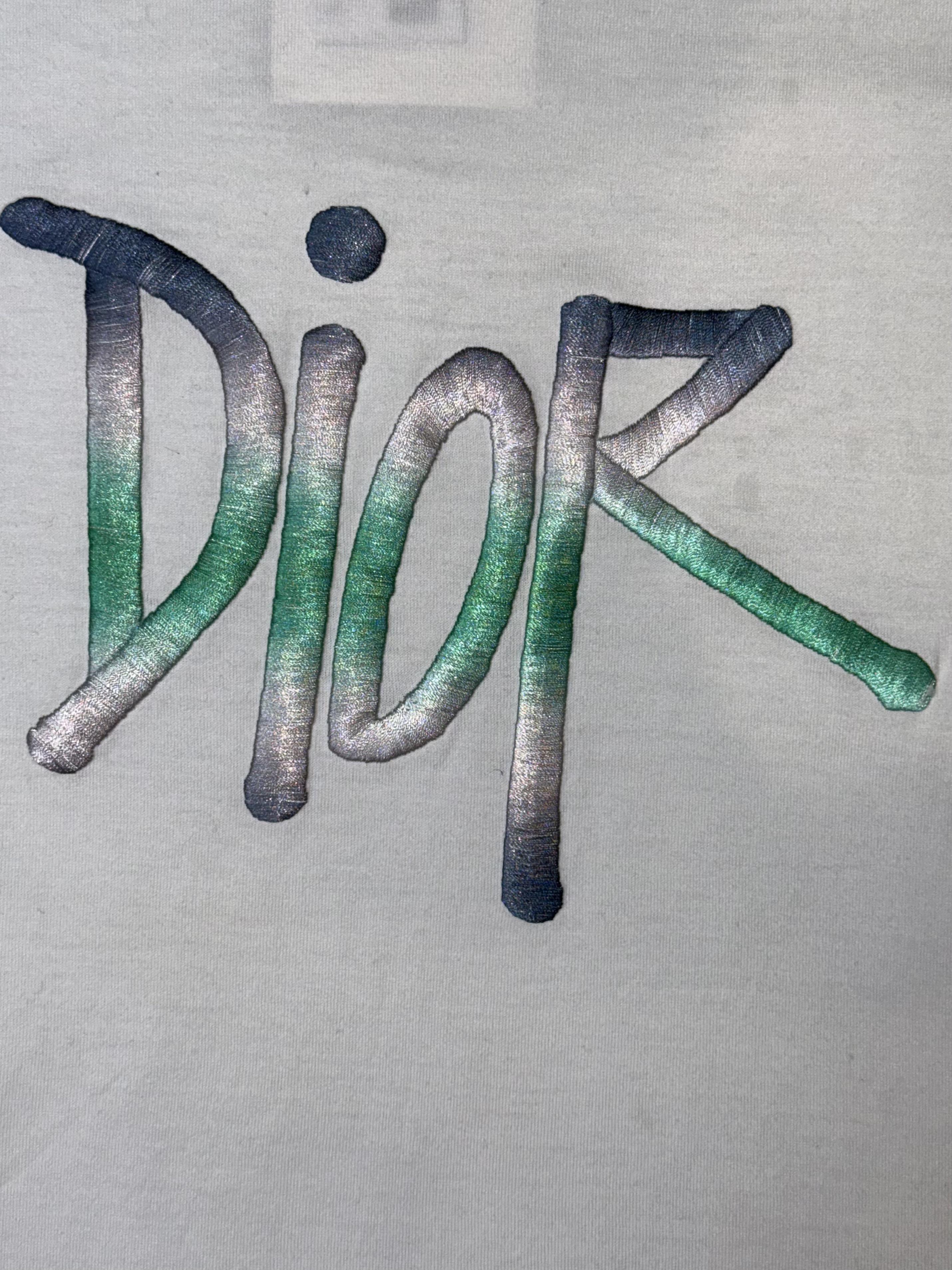 Dior Stussy Embroidered Tee