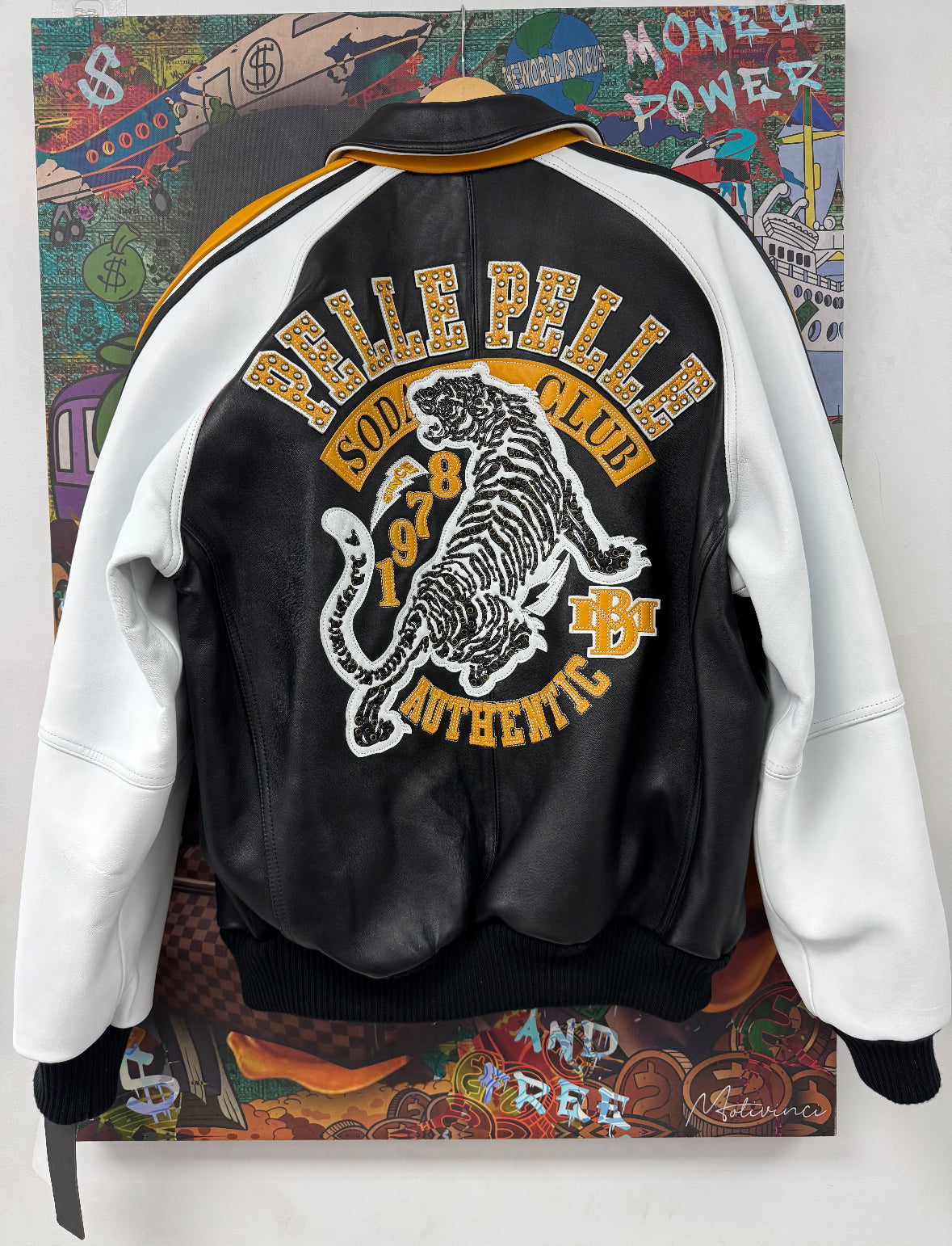 Pelle Pelle Jacket Black Yellow New XL N/A